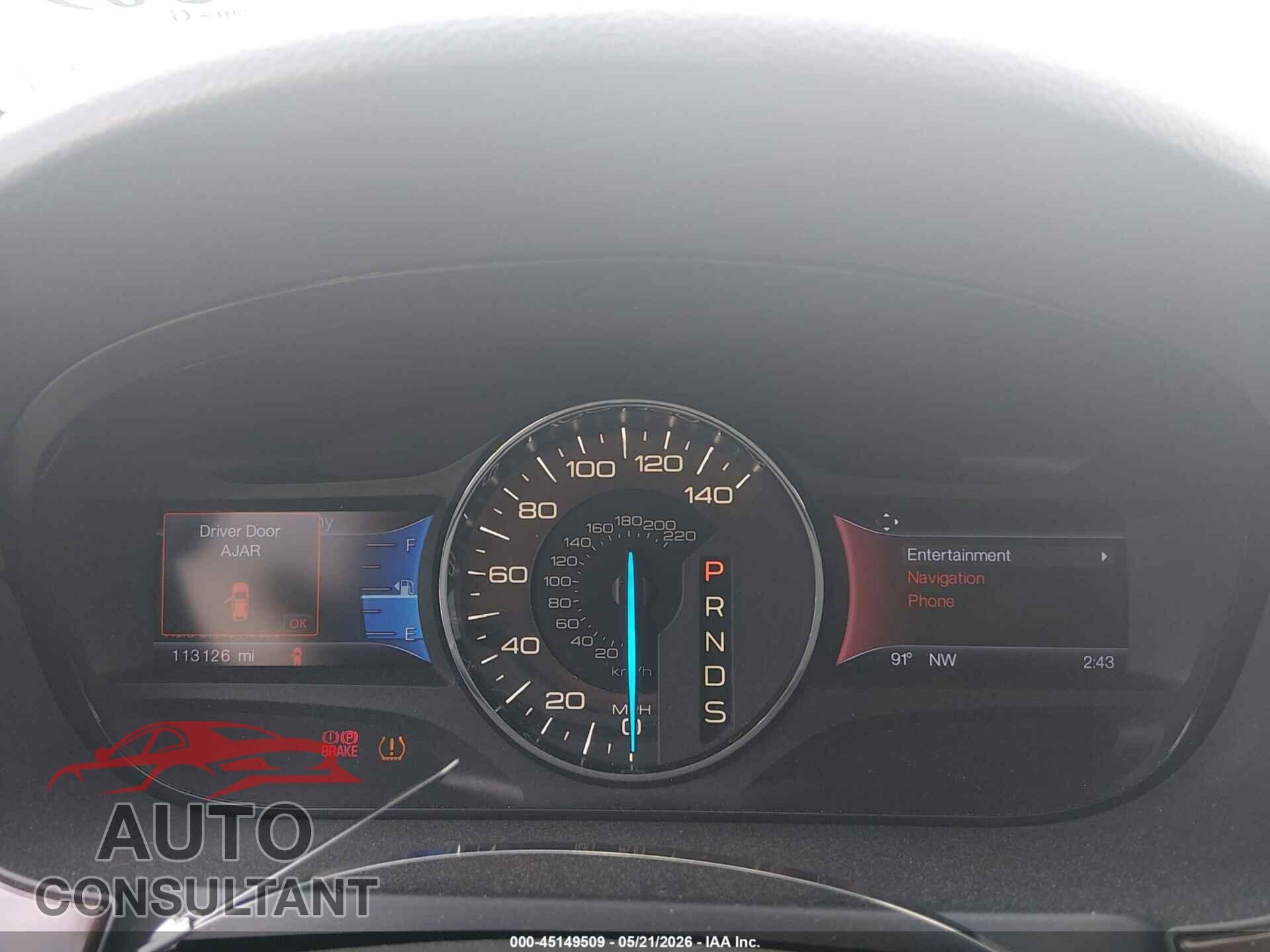 FORD EDGE 2014 - 2FMDK3KC7EBA02088