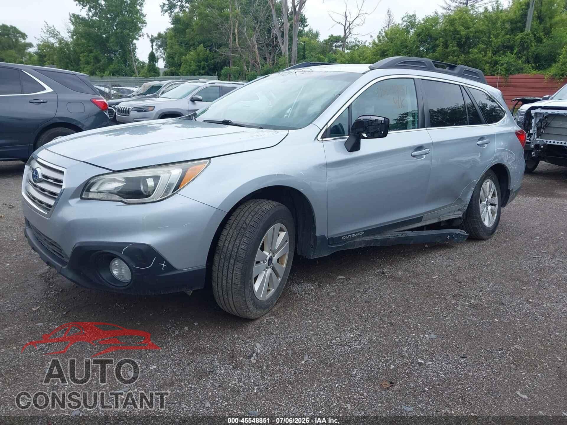 SUBARU OUTBACK 2017 - 4S4BSACC2H3272201