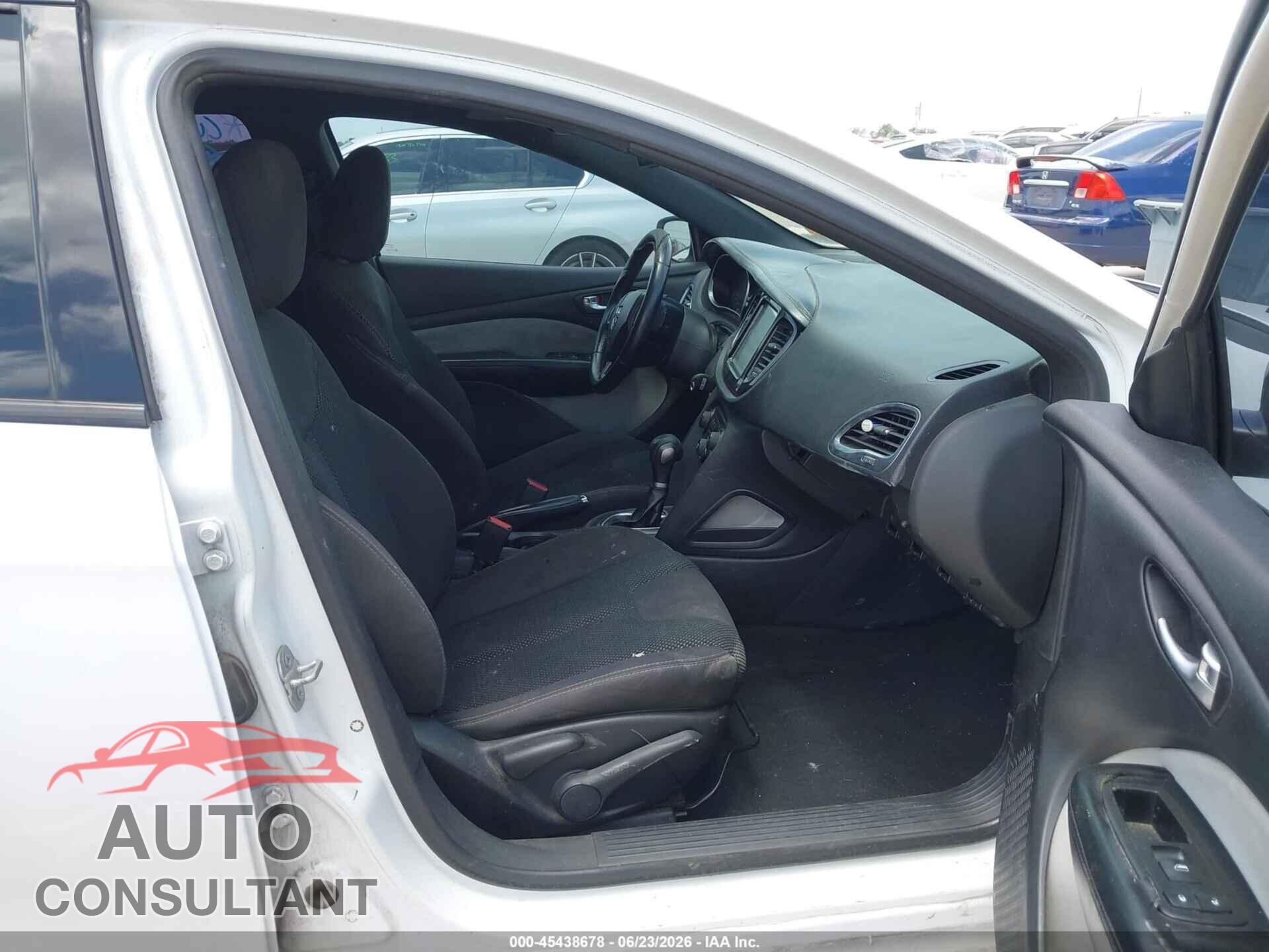 DODGE DART 2015 - 1C3CDFBB2FD146599