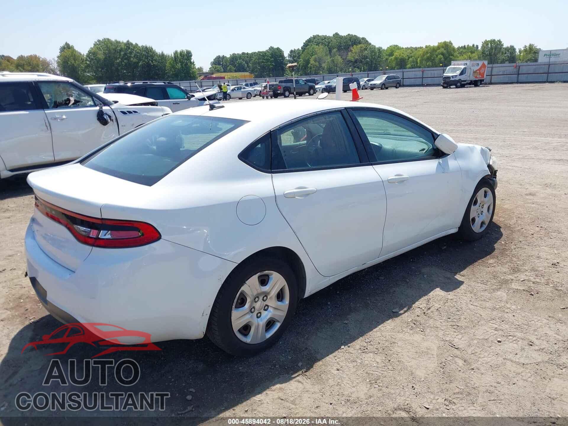DODGE DART 2014 - 1C3CDFAA8ED697224