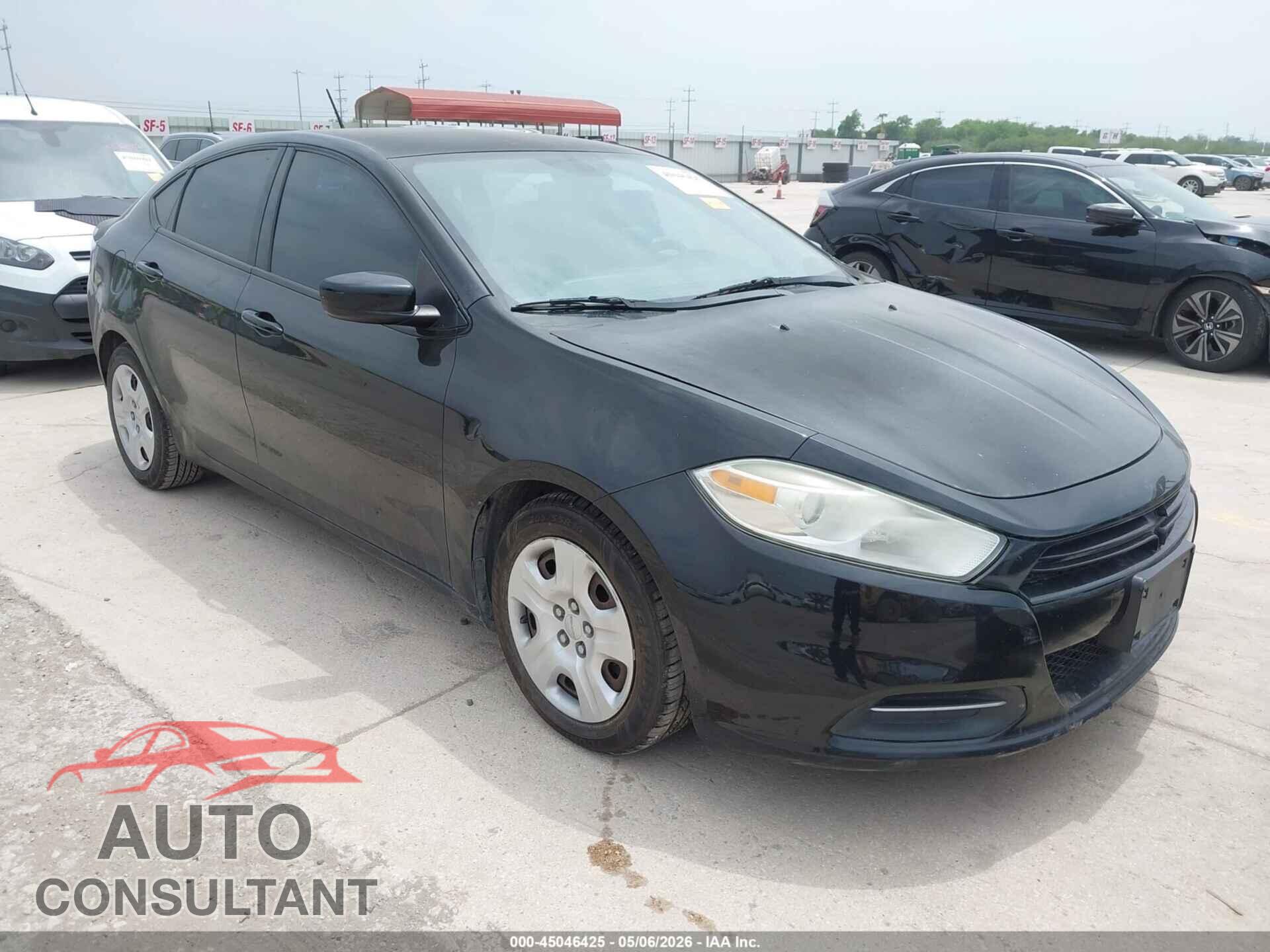 DODGE DART 2016 - 1C3CDFAA2GD531557
