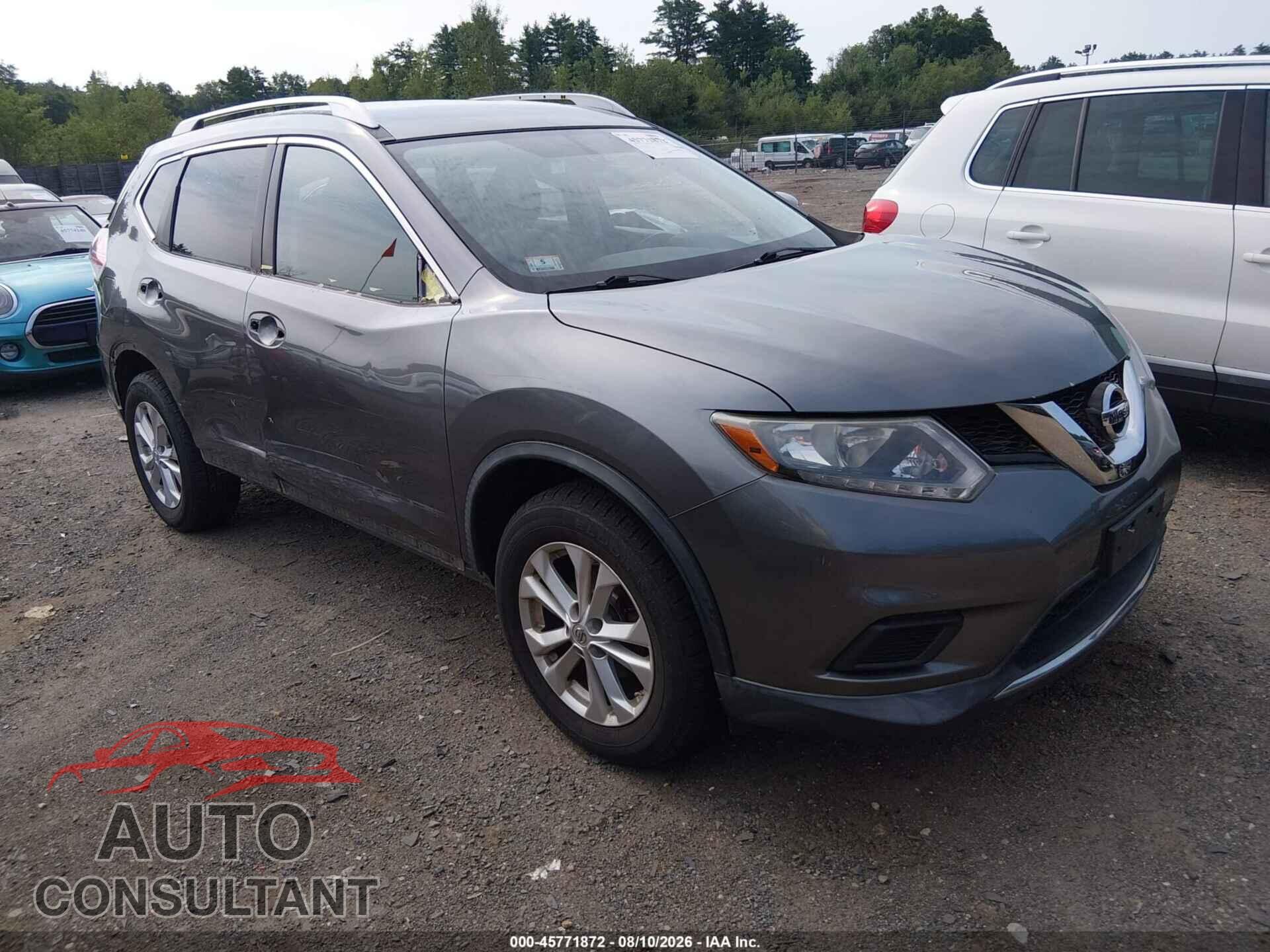 NISSAN ROGUE 2015 - KNMAT2MV4FP533465
