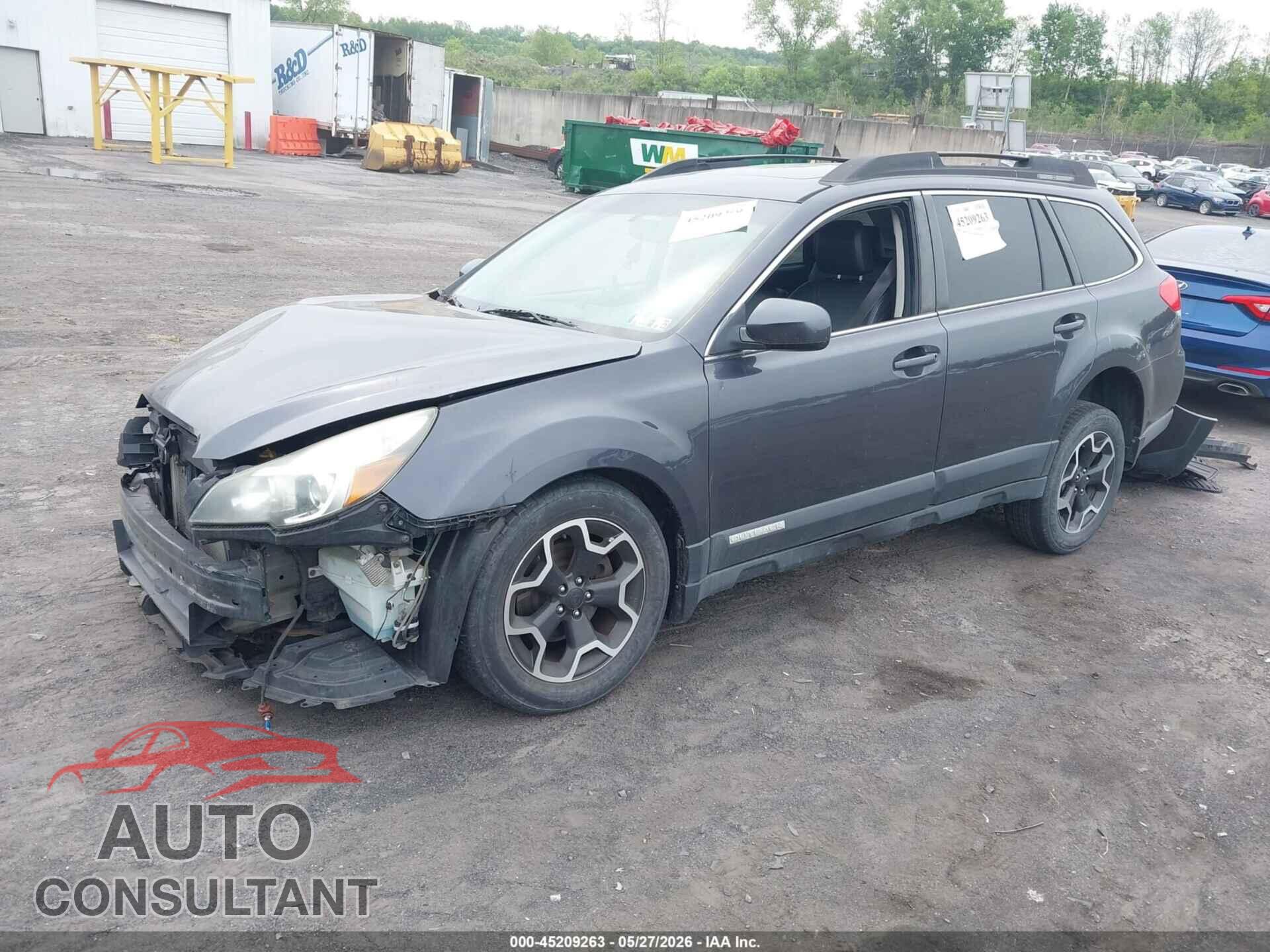 SUBARU OUTBACK 2012 - 4S4BRBKCXC3213277
