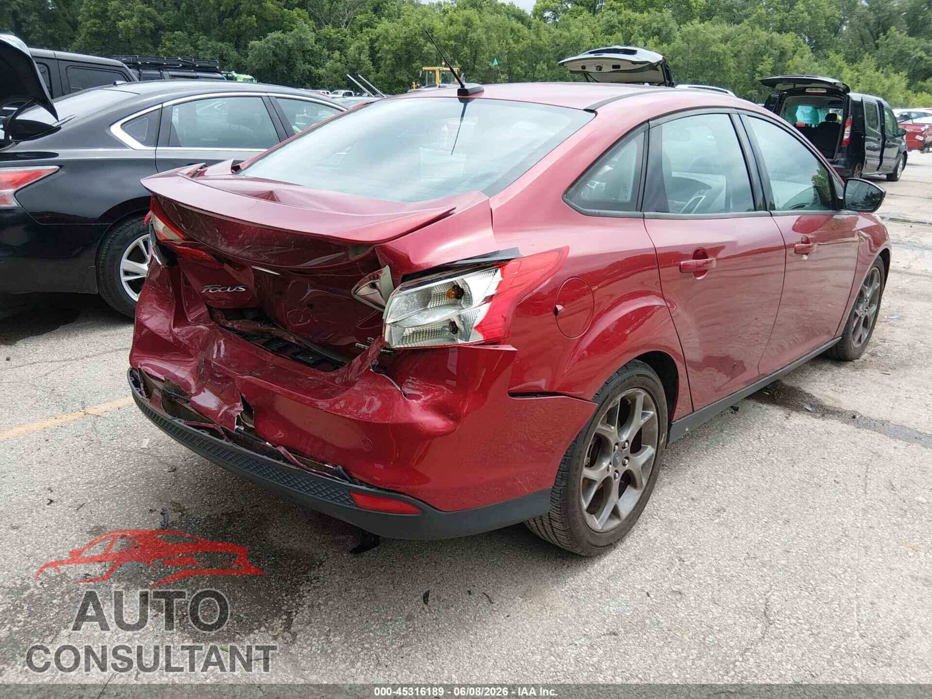 FORD FOCUS 2013 - 1FADP3F23DL163100