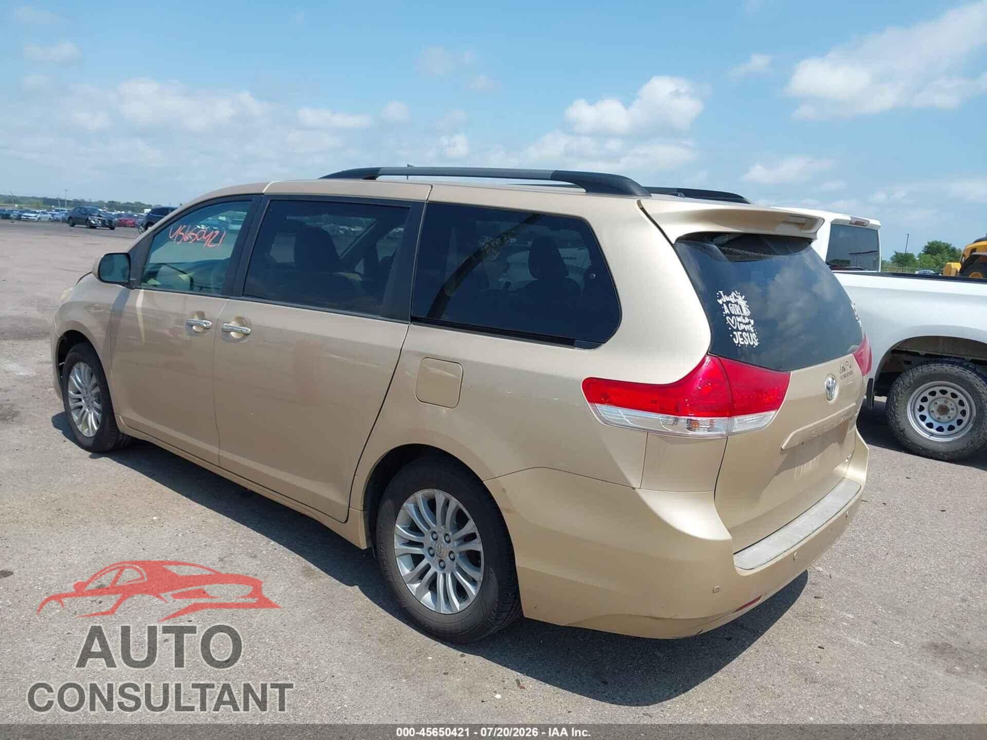 TOYOTA SIENNA 2012 - 5TDYK3DC2CS234094