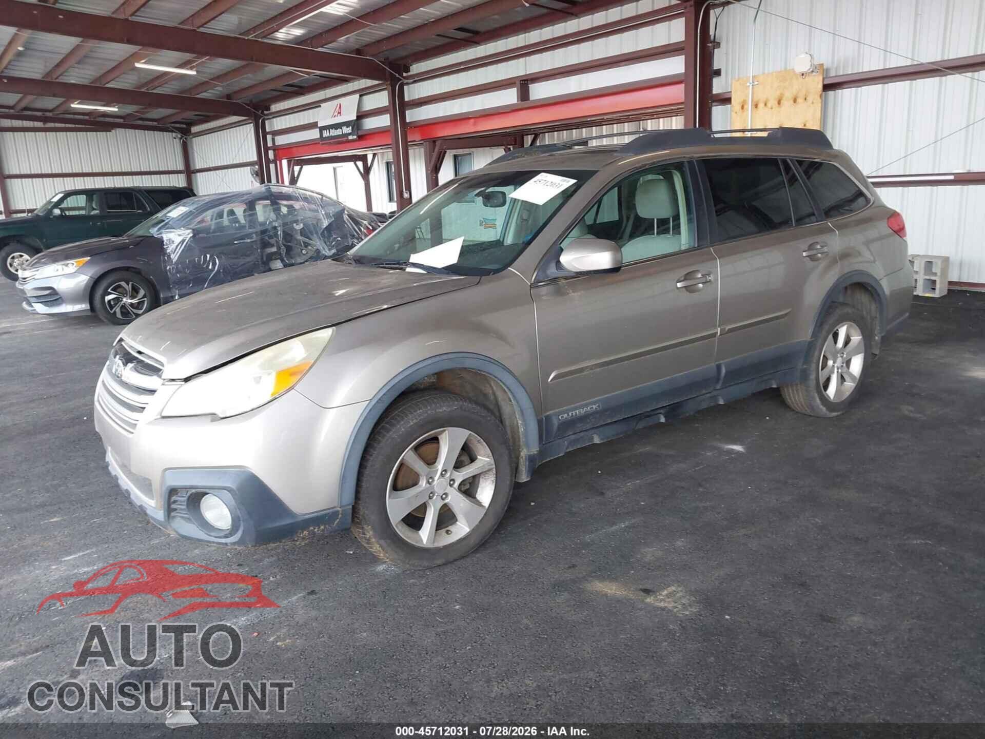 SUBARU OUTBACK 2014 - 4S4BRBDC1E3236155