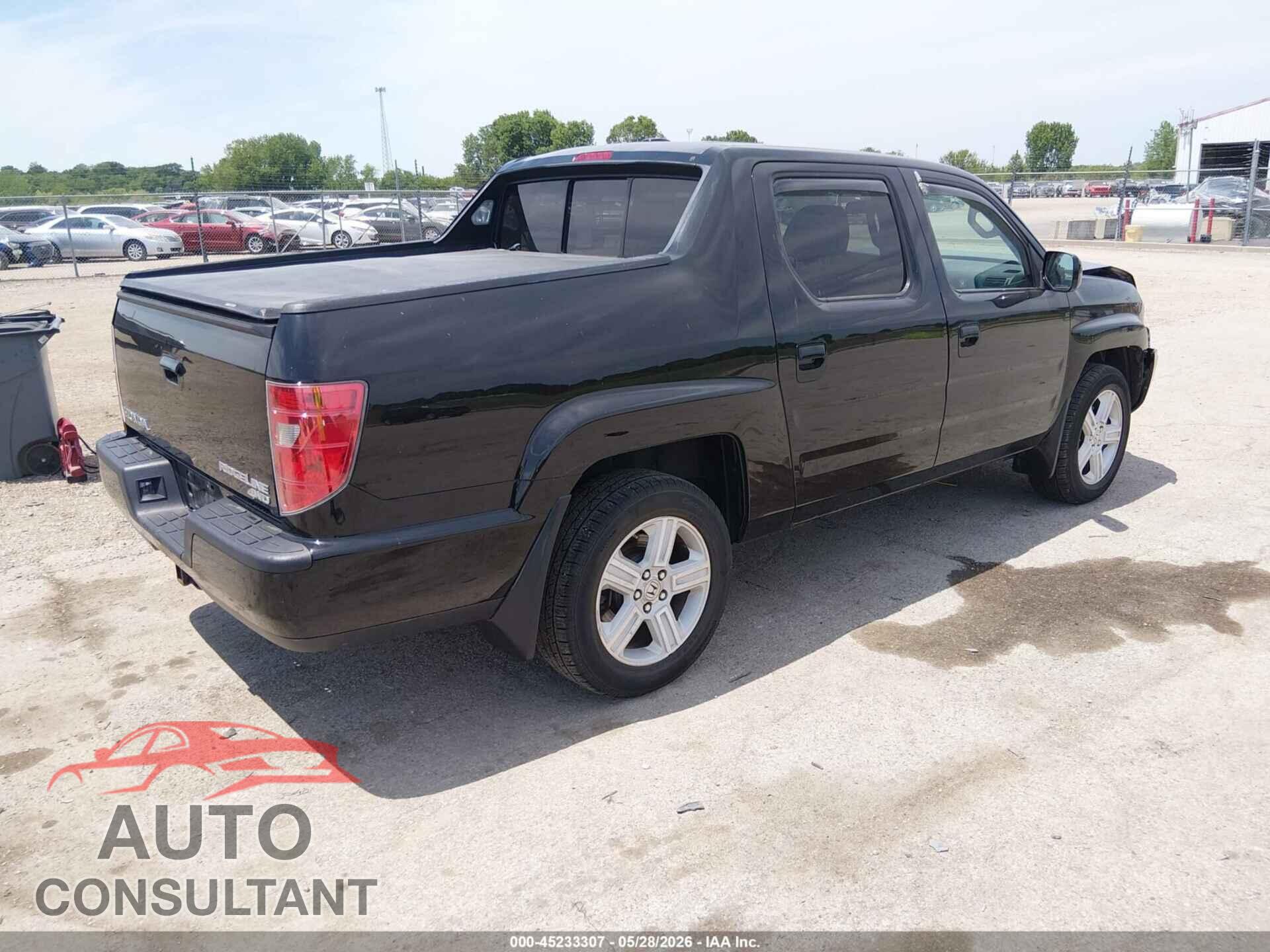 HONDA RIDGELINE 2011 - 5FPYK1F51BB005371