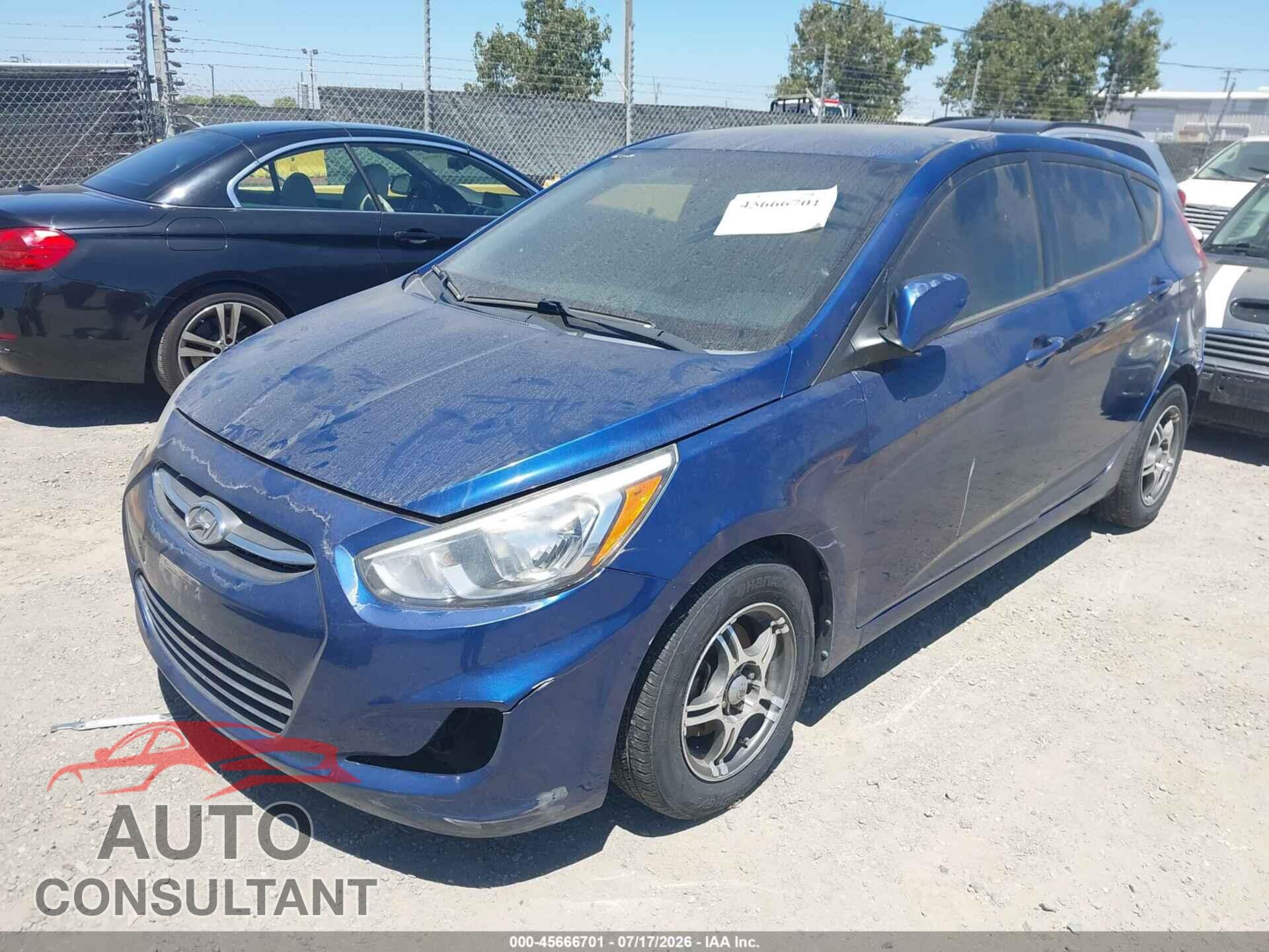 HYUNDAI ACCENT 2015 - KMHCT5AE3FU206034