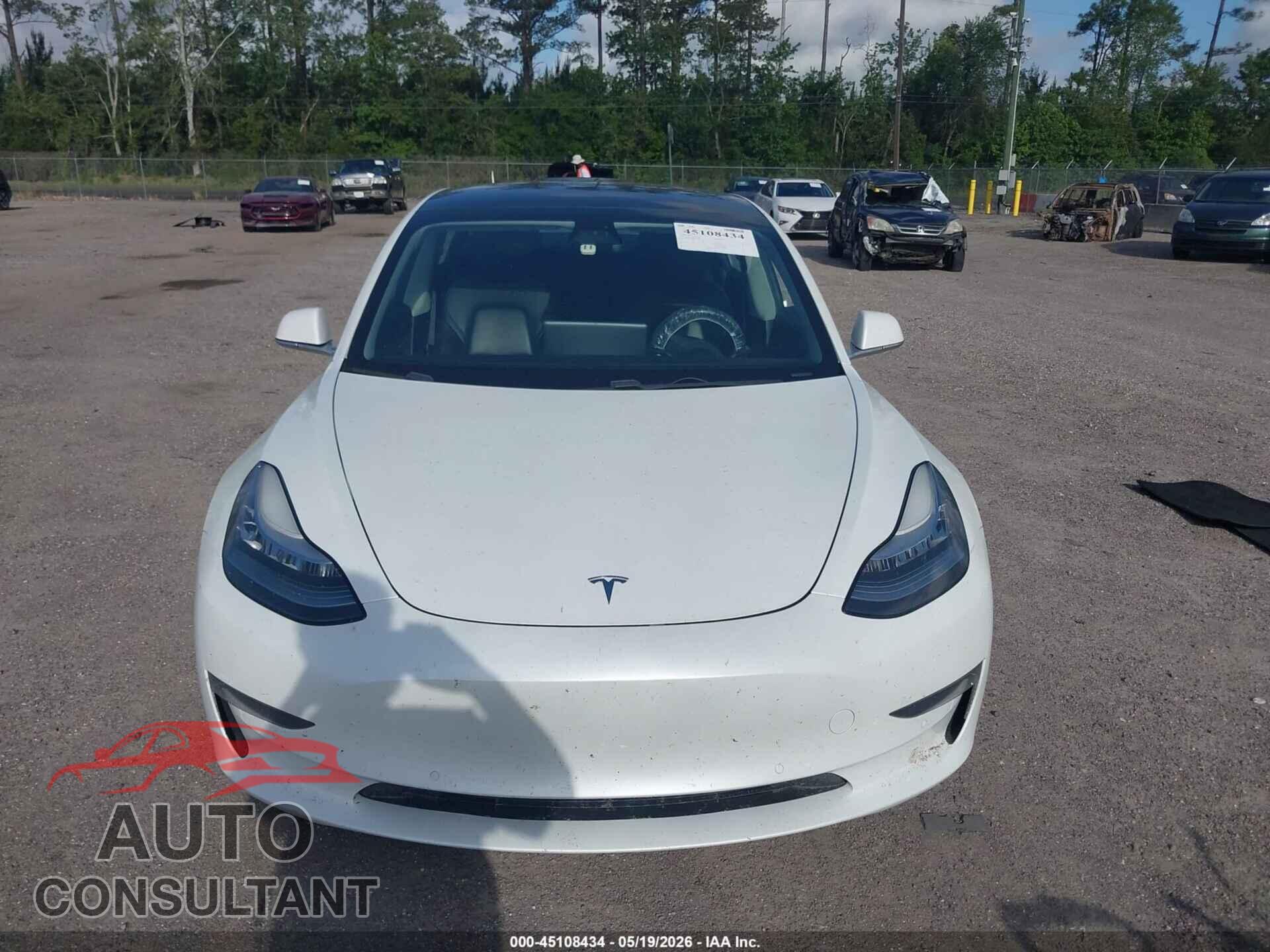 TESLA MODEL 3 2019 - 5YJ3E1EB2KF406669