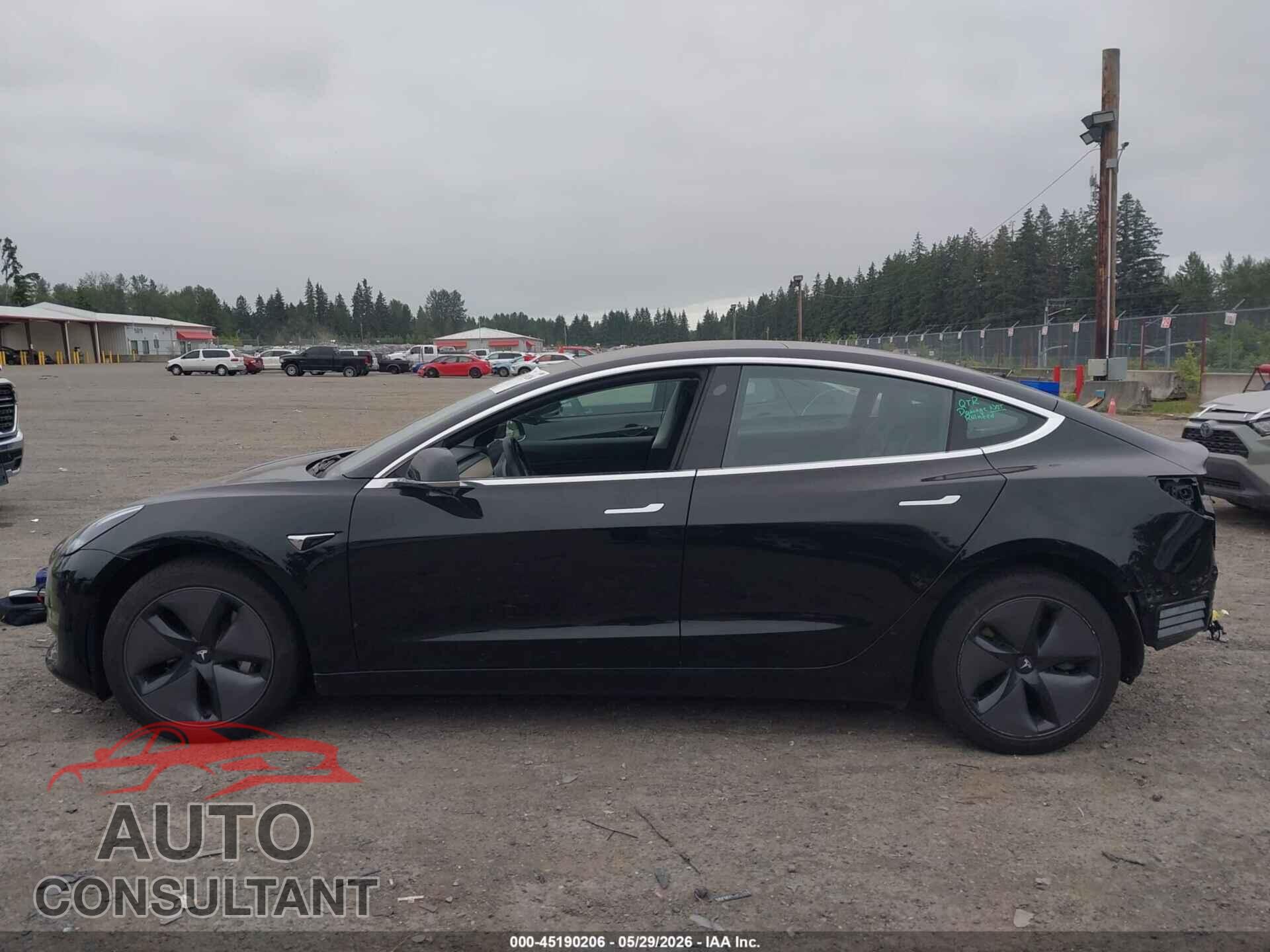 TESLA MODEL 3 2018 - 5YJ3E1EBXJF072020