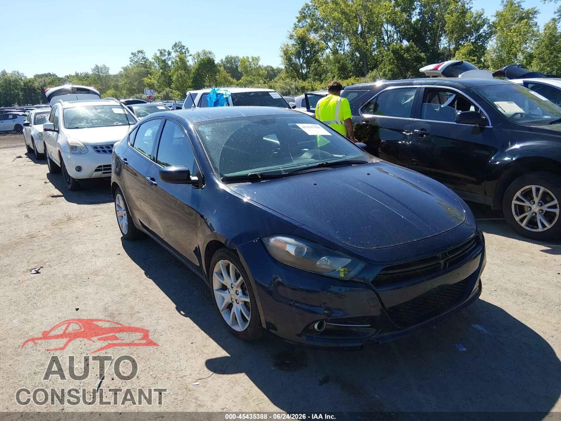 DODGE DART 2013 - 1C3CDFBA8DD336797