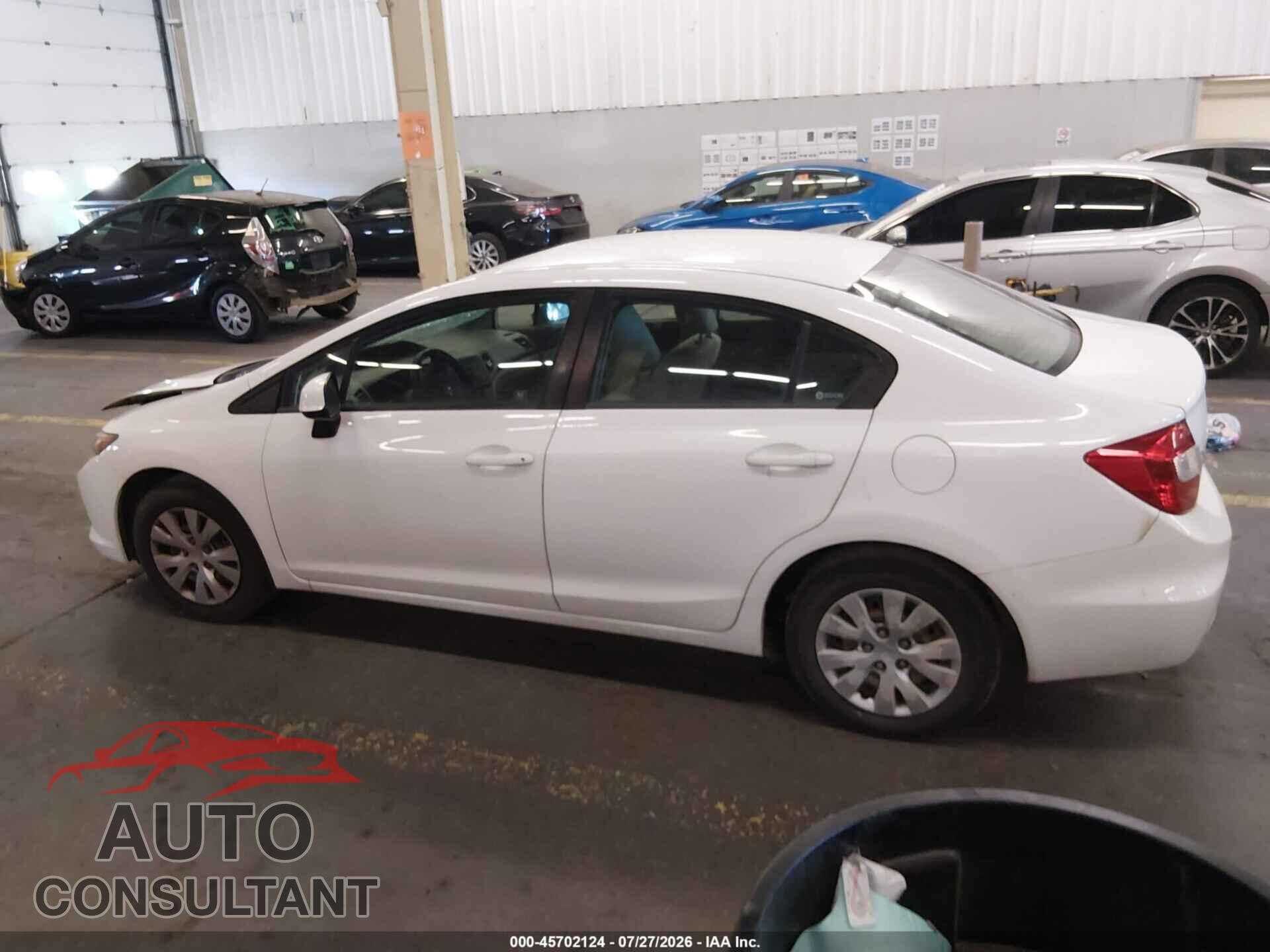 HONDA CIVIC 2012 - 19XFB2E50CE057797