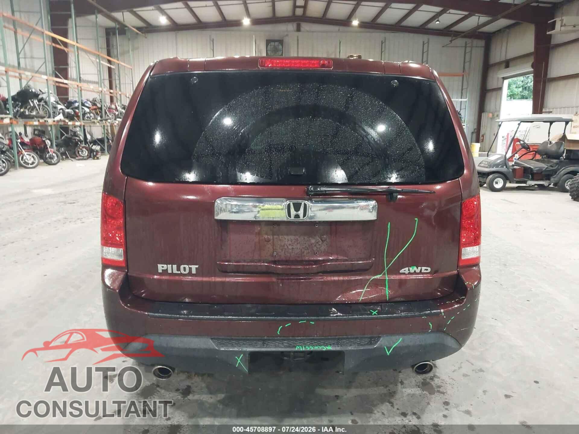 HONDA PILOT 2013 - 5FNYF4H42DB083969