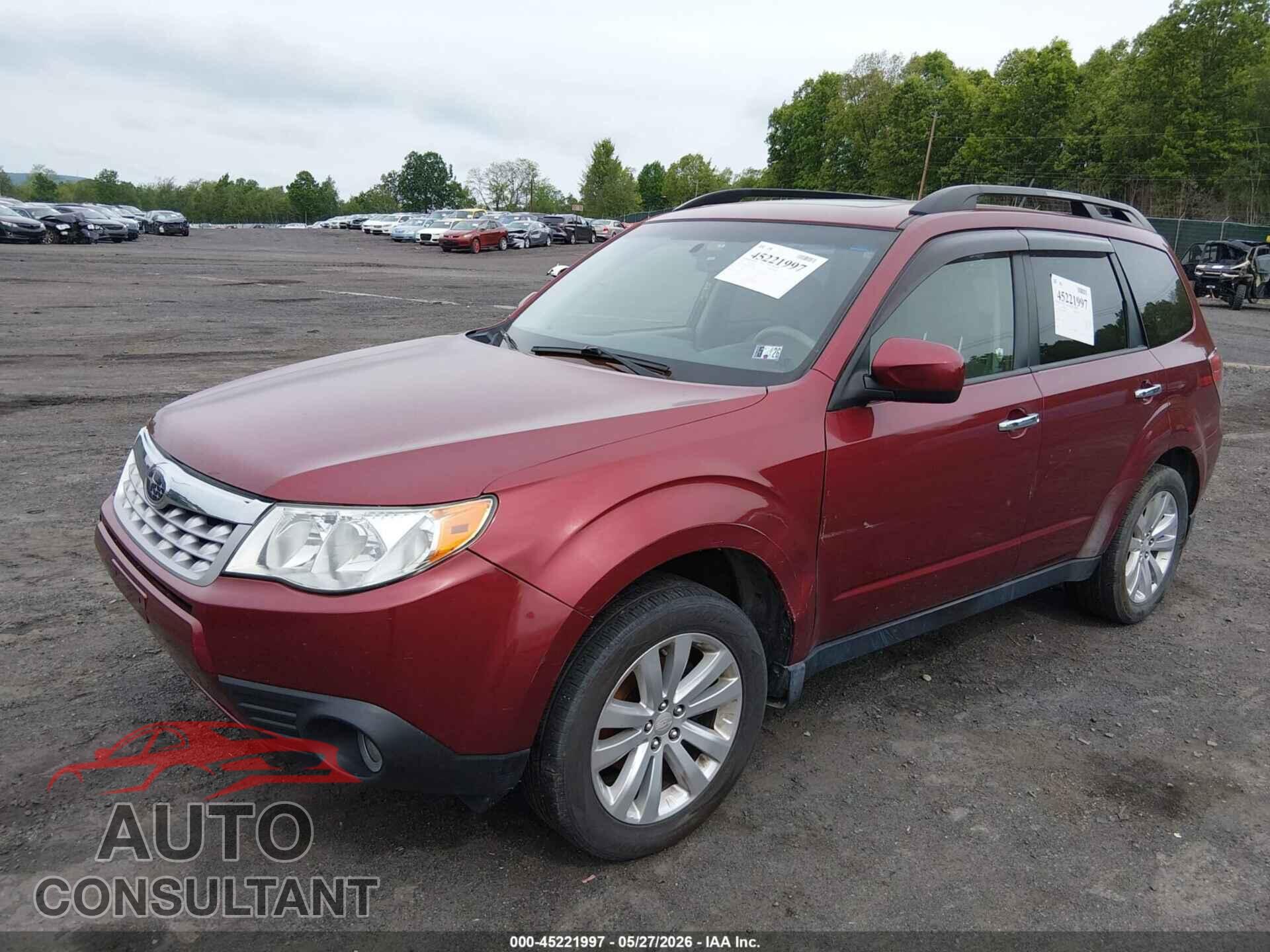 SUBARU FORESTER 2012 - JF2SHADC4CH402249