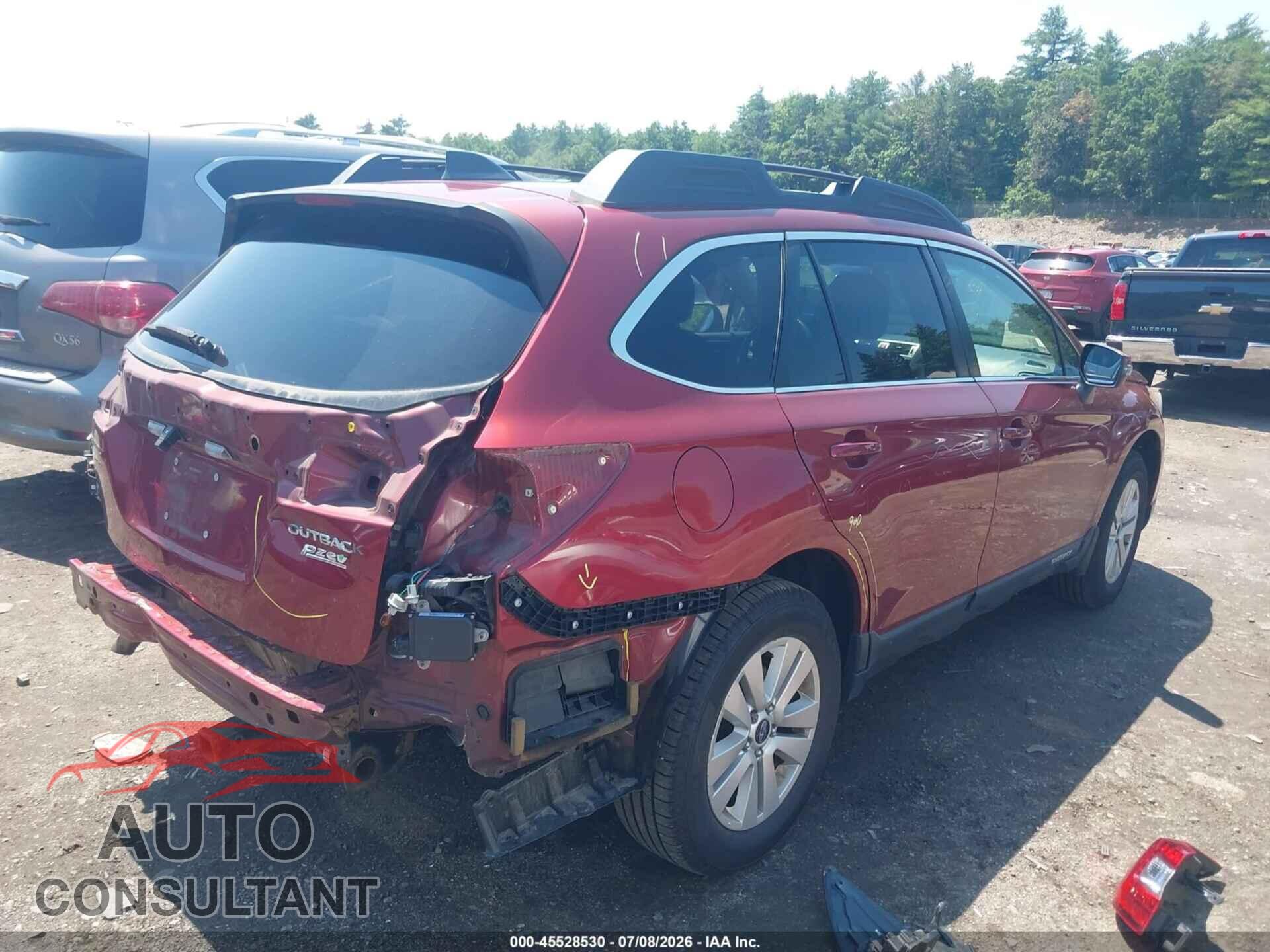 SUBARU OUTBACK 2017 - 4S4BSAFC6H3349731