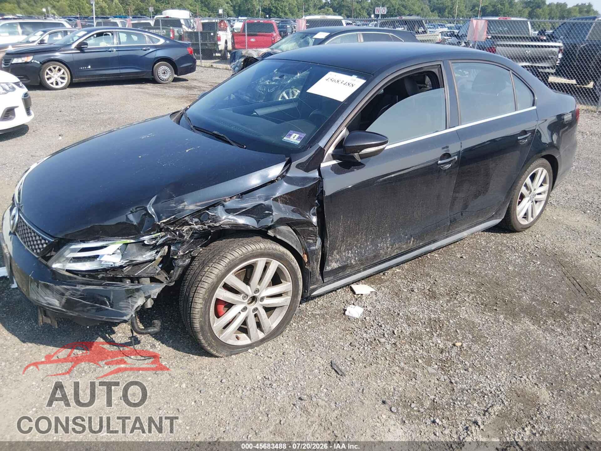 VOLKSWAGEN JETTA 2012 - 3VW4A7AJ2CM367785