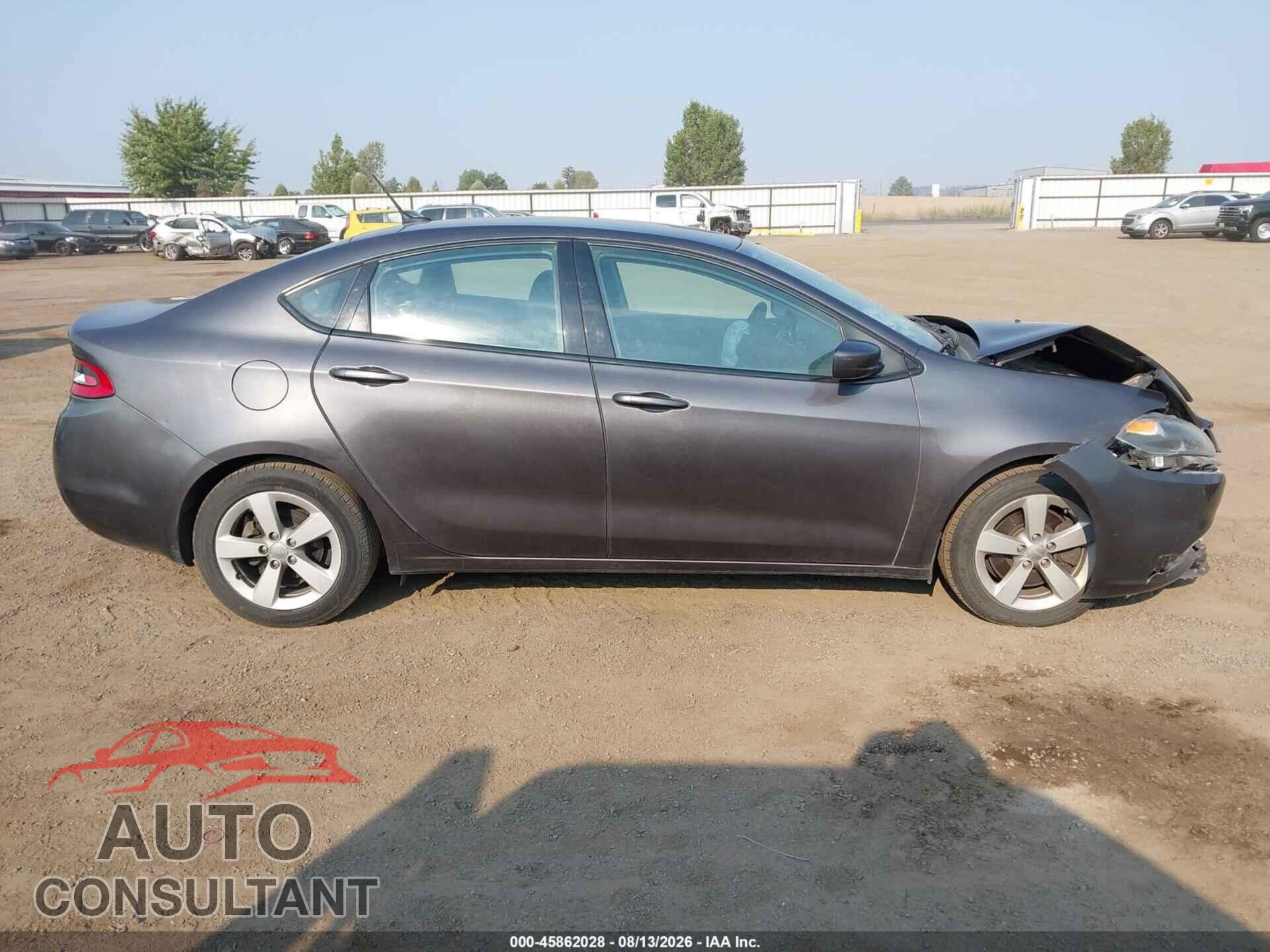 DODGE DART 2016 - 1C3CDFBA2GD652359