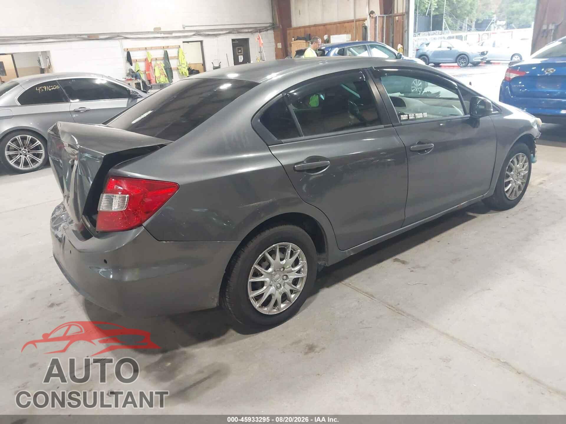 HONDA CIVIC 2012 - 2HGFB2F5XCH332497