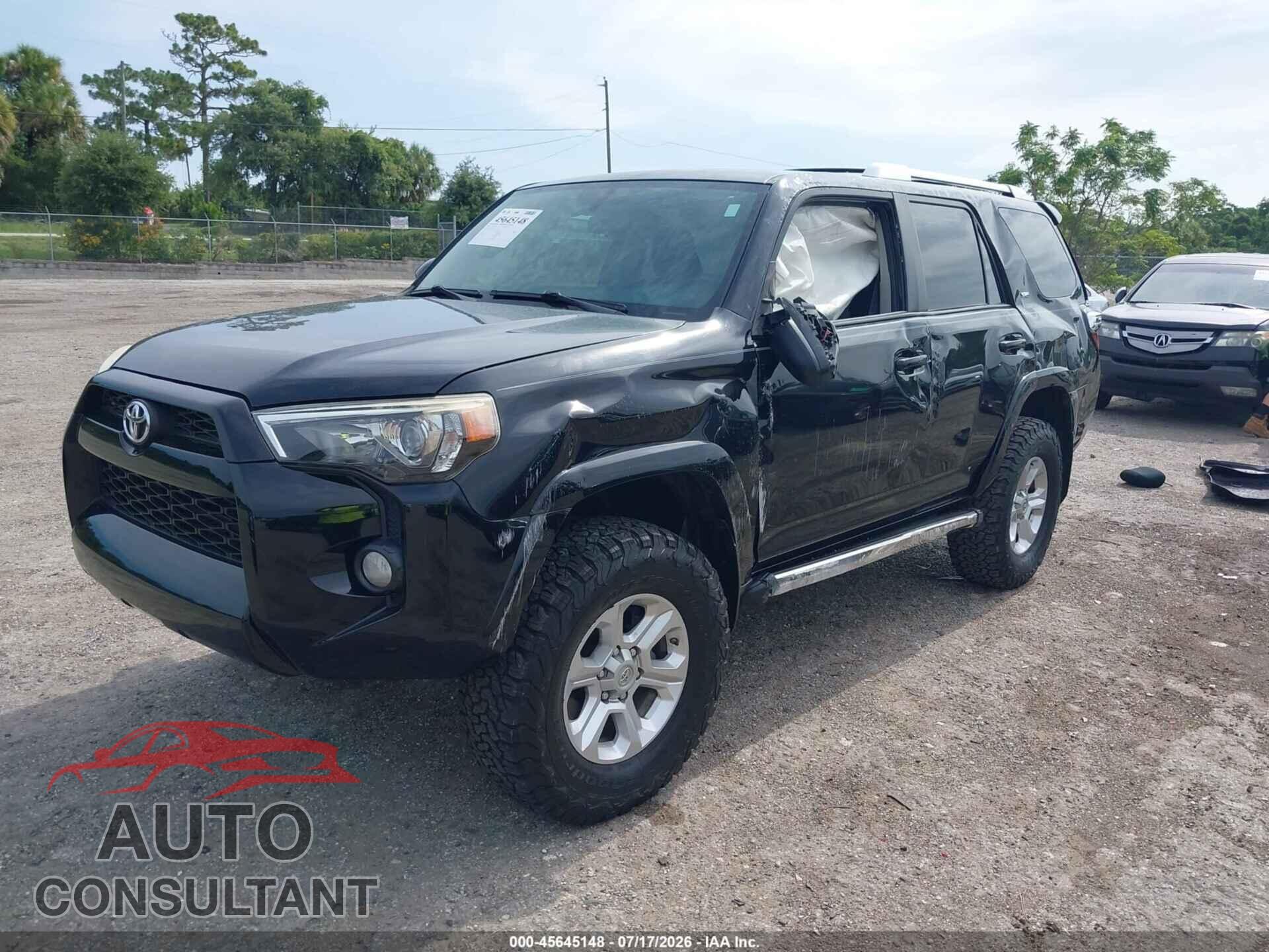 TOYOTA 4RUNNER 2014 - JTEZU5JR9E5073749