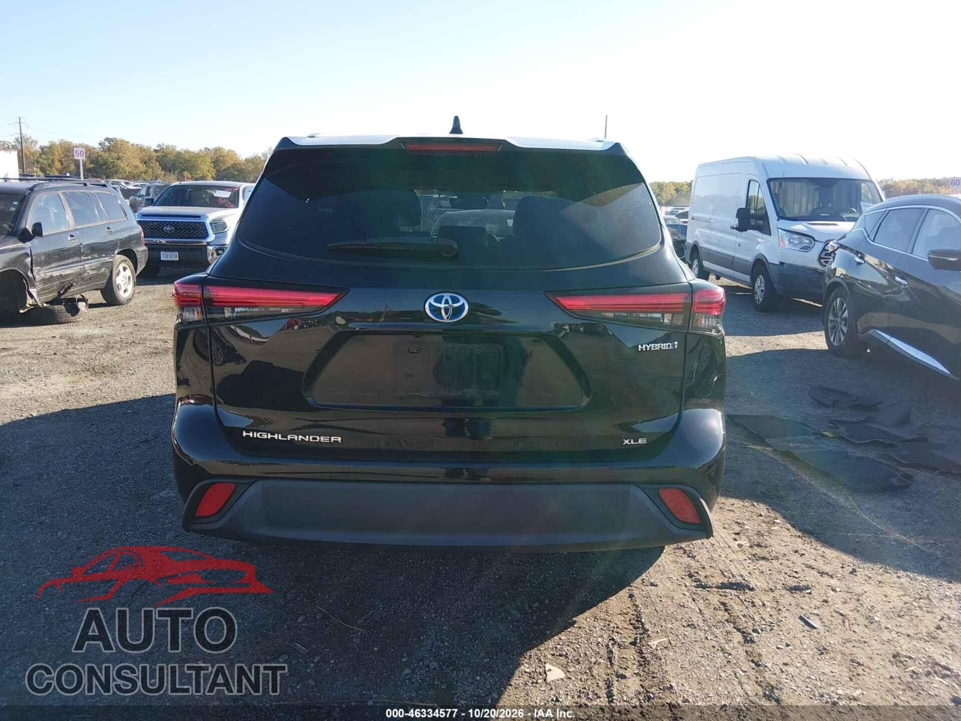 TOYOTA HIGHLANDER 2021 - 5TDGBRCH6MS534735