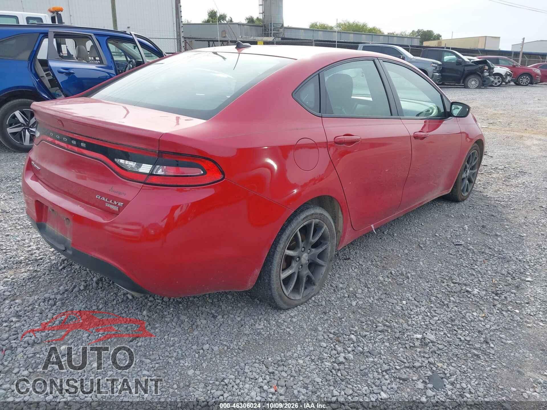 DODGE DART 2013 - 1C3CDFBH9DD136220