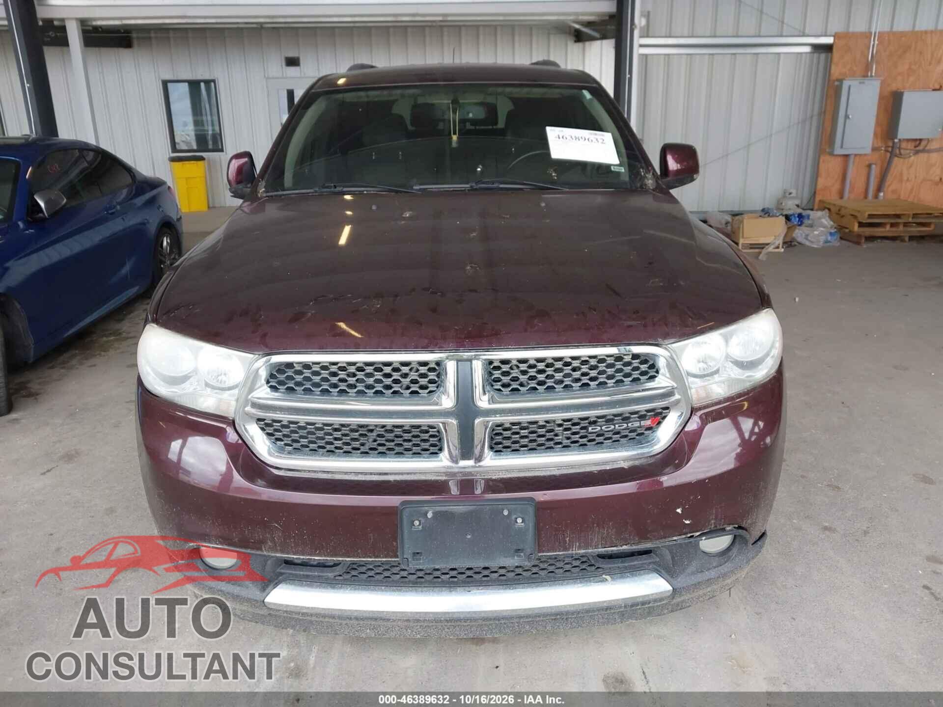 DODGE DURANGO 2012 - 1C4SDJDT7CC309443