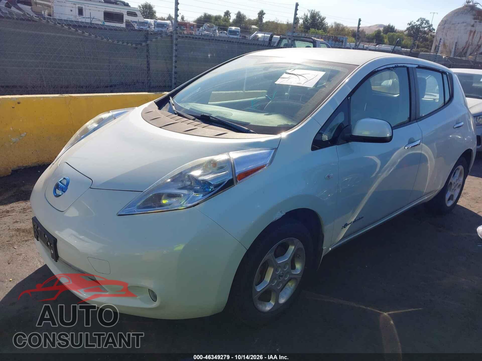 NISSAN LEAF 2012 - JN1AZ0CP4CT026111