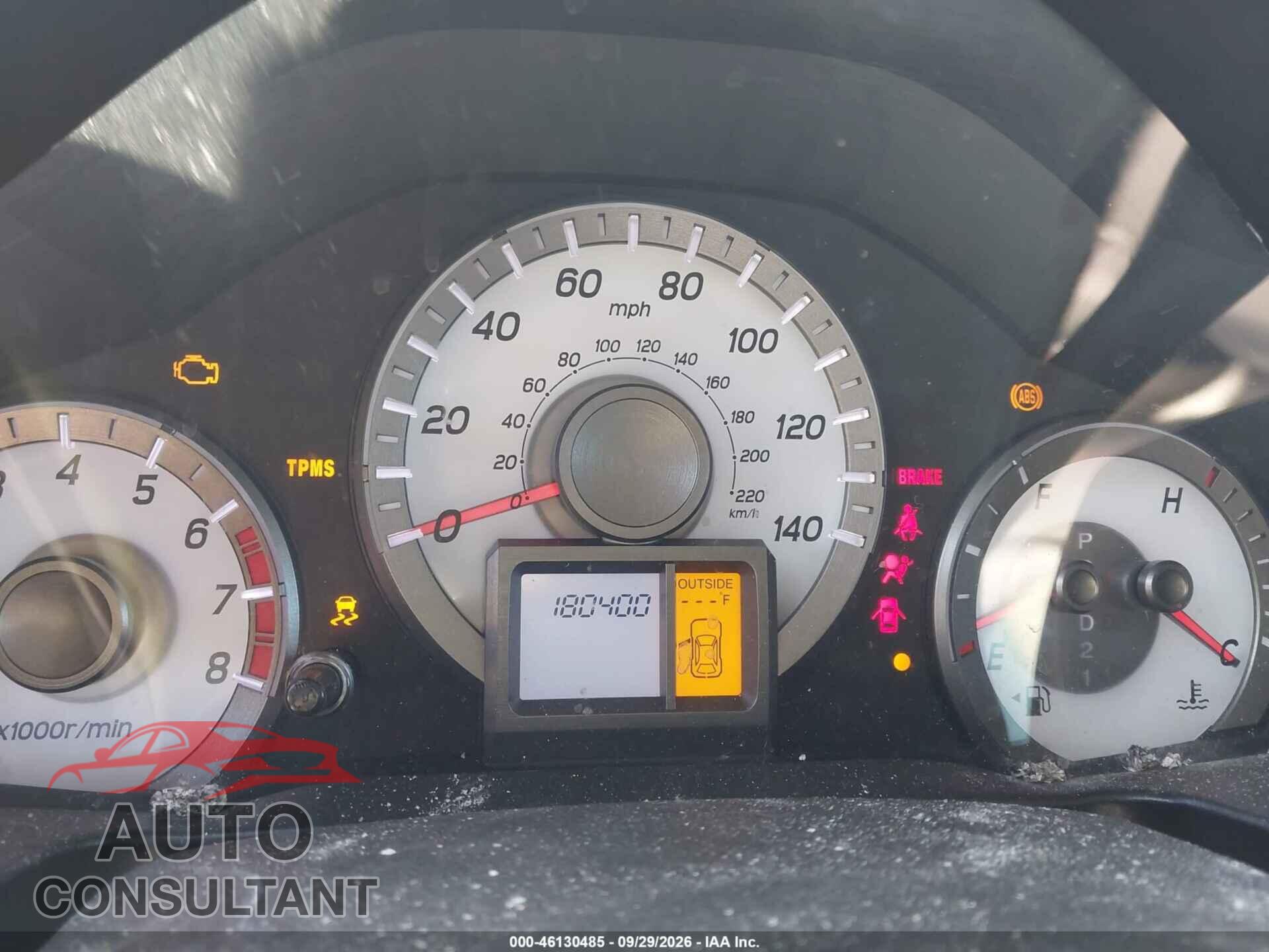 HONDA PILOT 2012 - 5FNYF4H52CB079010