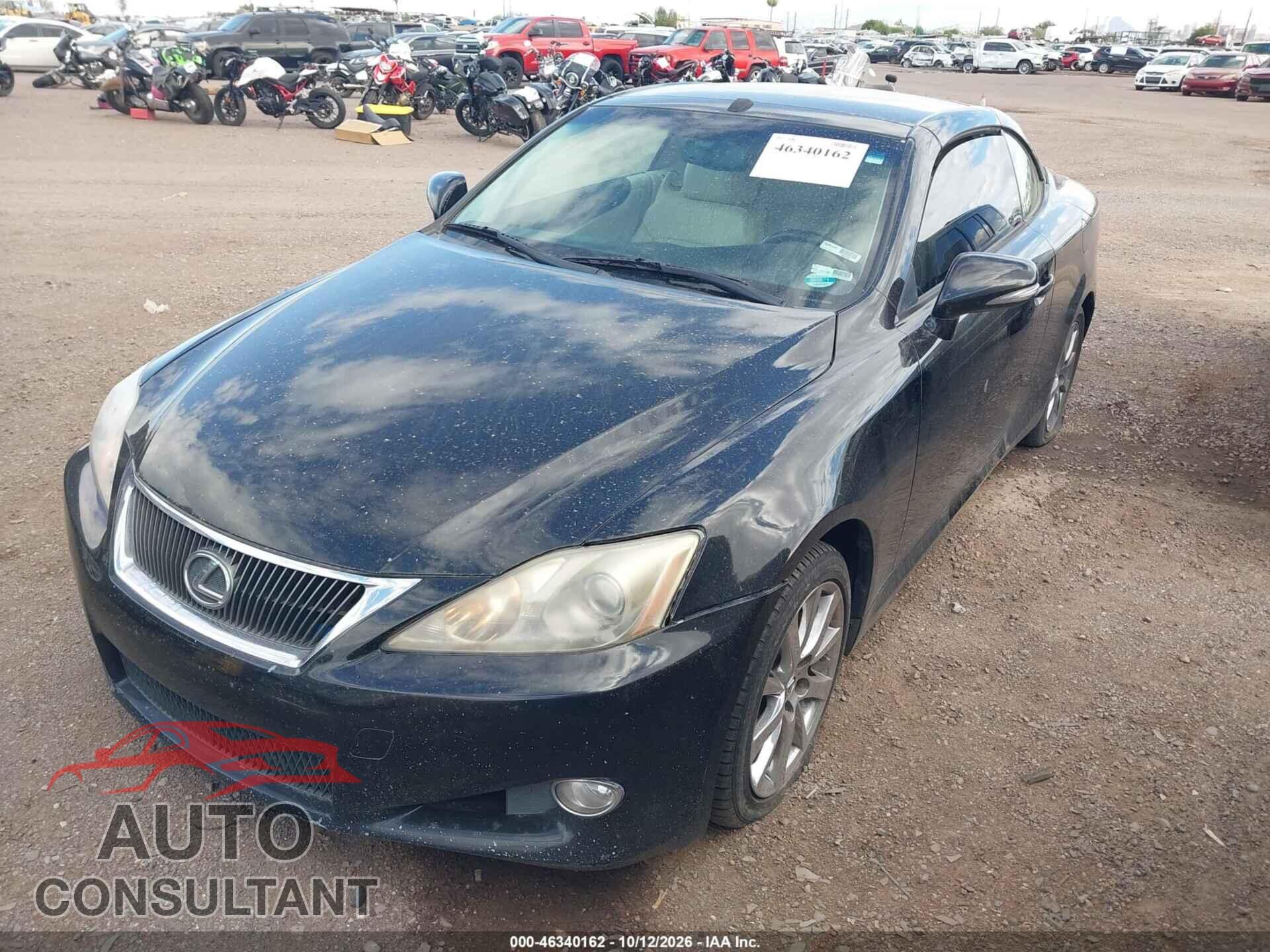 LEXUS IS 250C 2010 - JTHFF2C21A2503722