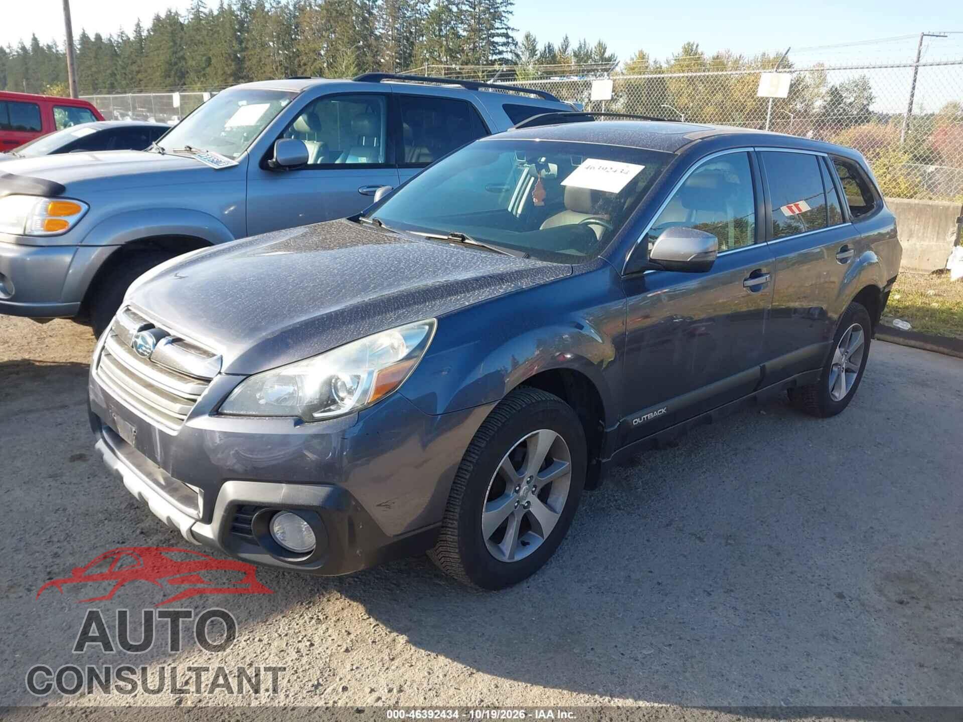 SUBARU OUTBACK 2014 - 4S4BRBPC5E3214803