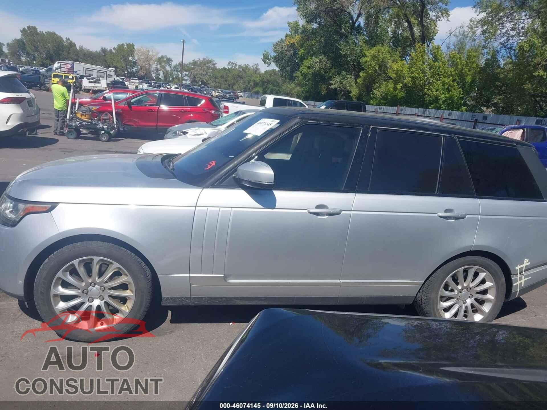 LAND ROVER RANGE ROVER 2015 - SALGS2TF6FA242355