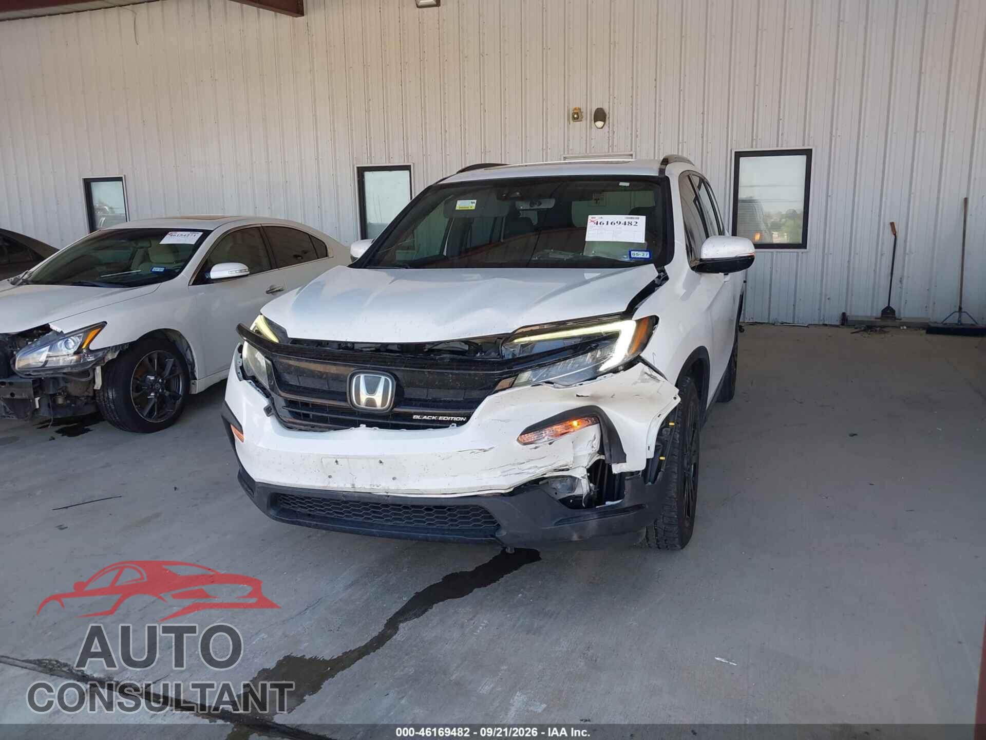 HONDA PILOT 2021 - 5FNYF6H75MB042189