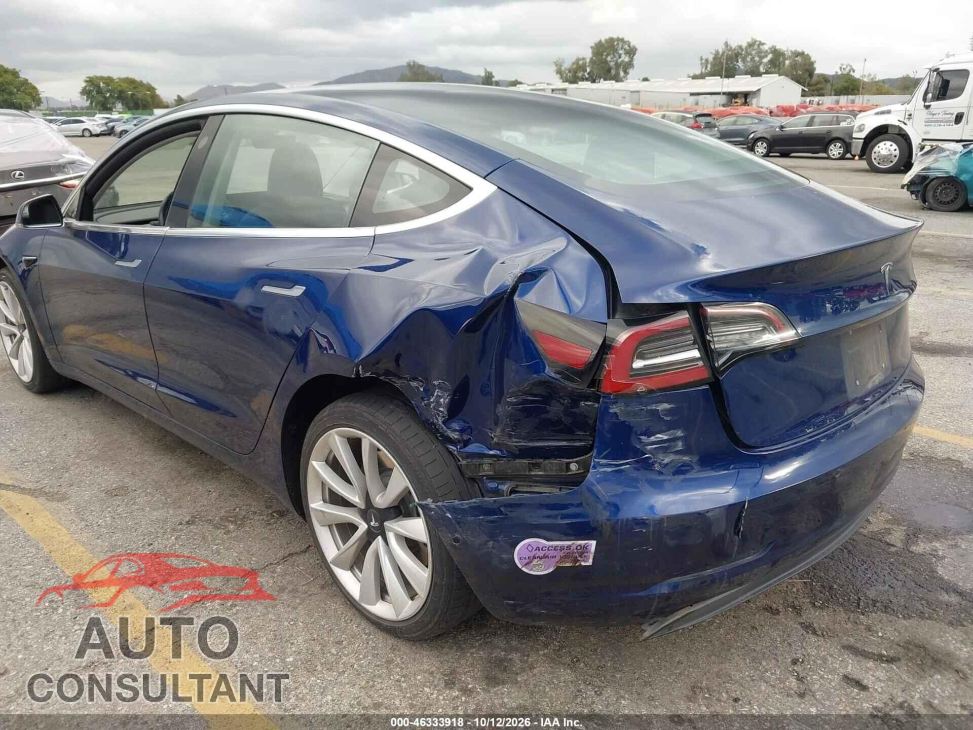 TESLA MODEL 3 2018 - 5YJ3E1EA9JF108951