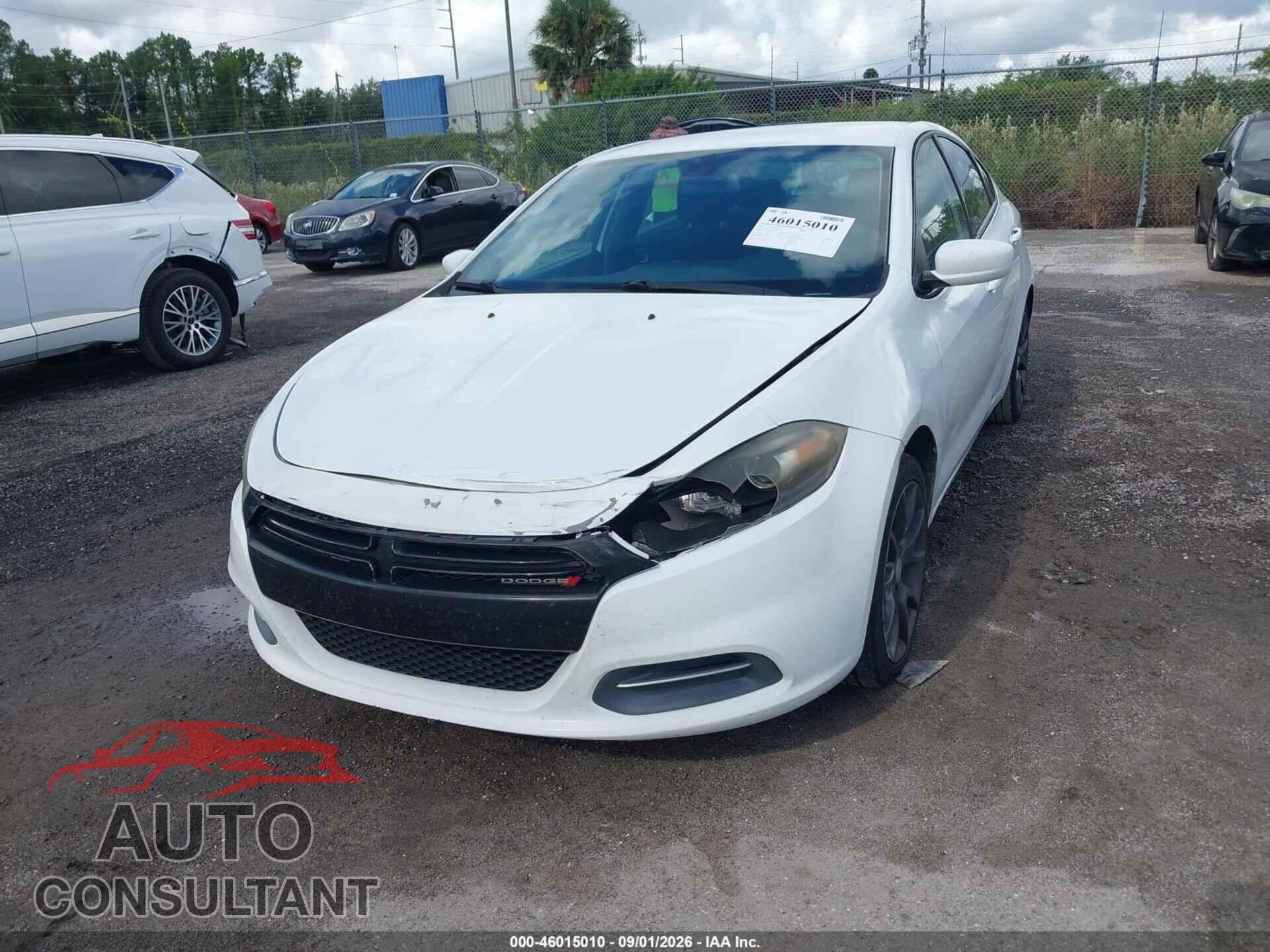 DODGE DART 2016 - 1C3CDFAA9GD607761