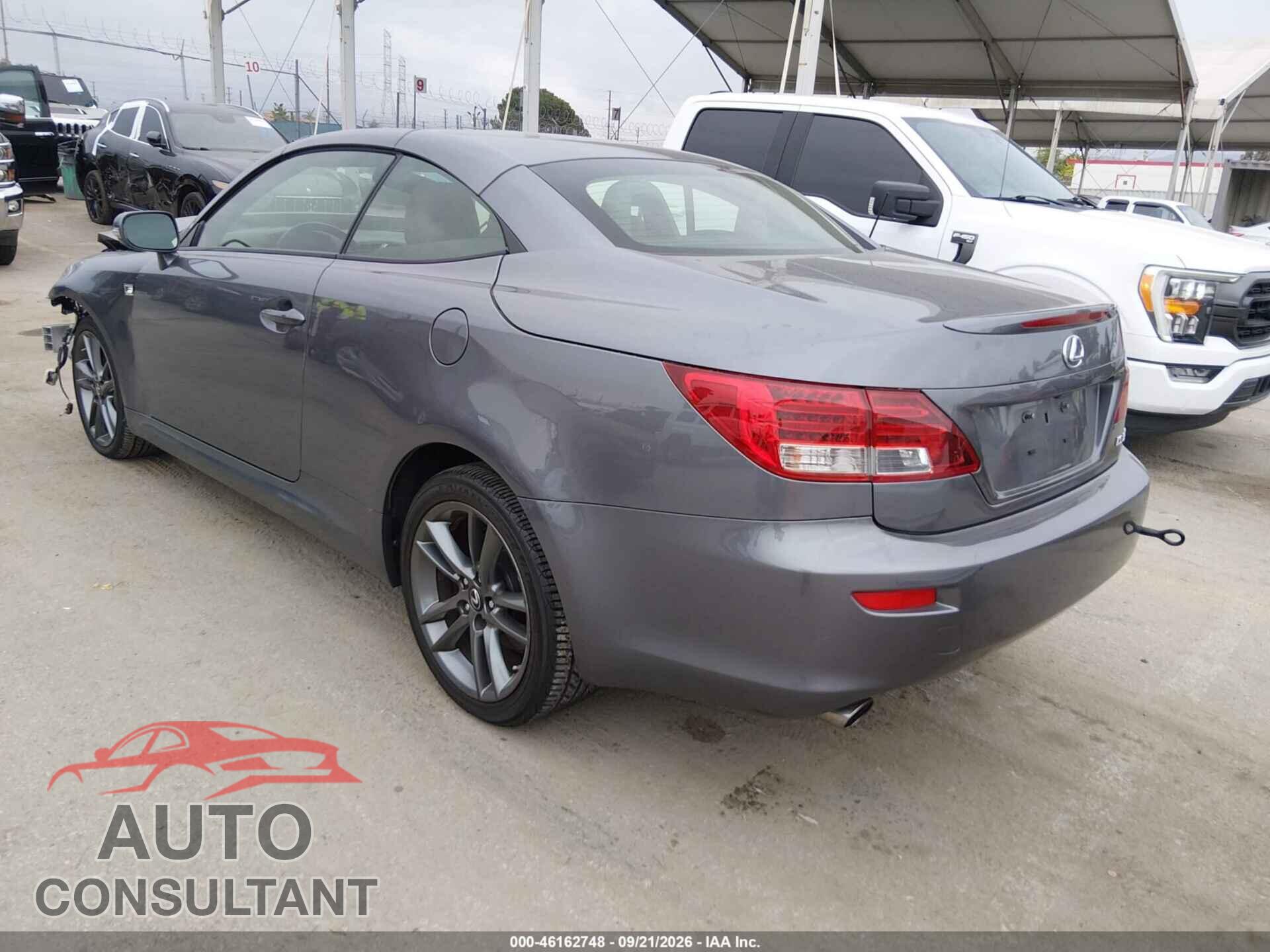 LEXUS IS 350C 2013 - JTHFE2C23D2509772