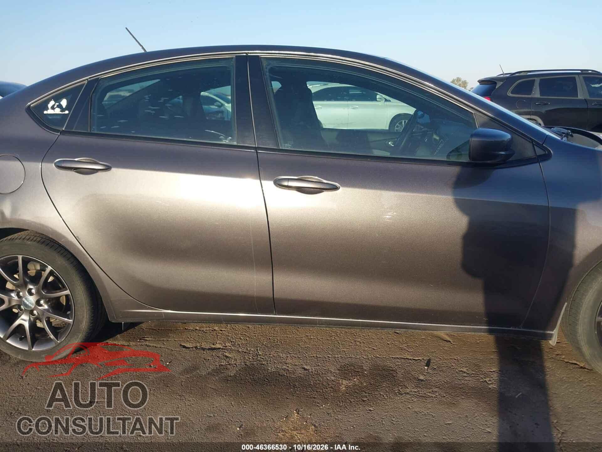 DODGE DART 2015 - 1C3CDFBB5FD266767