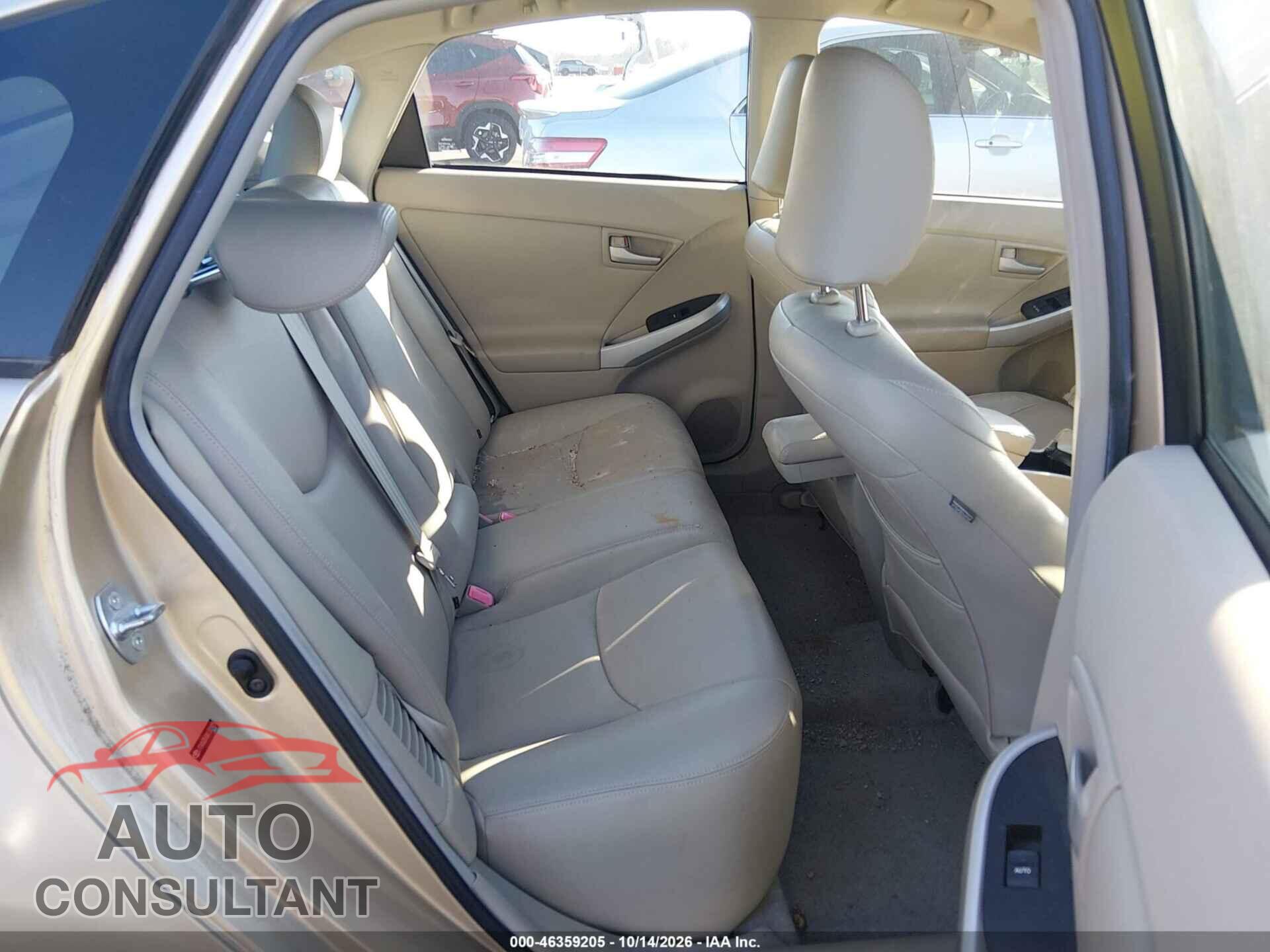 TOYOTA PRIUS 2010 - JTDKN3DU0A1302425