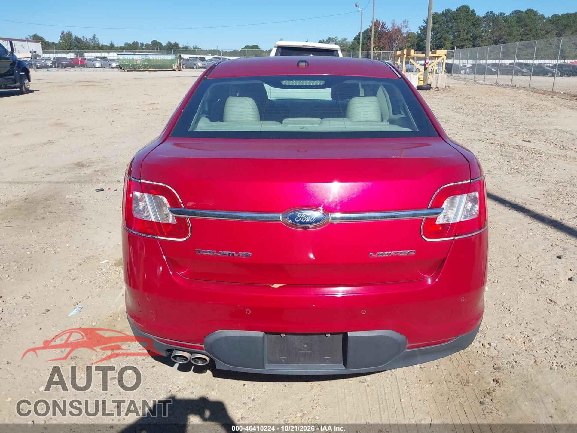 FORD TAURUS 2011 - 1FAHP2FW8BG152503