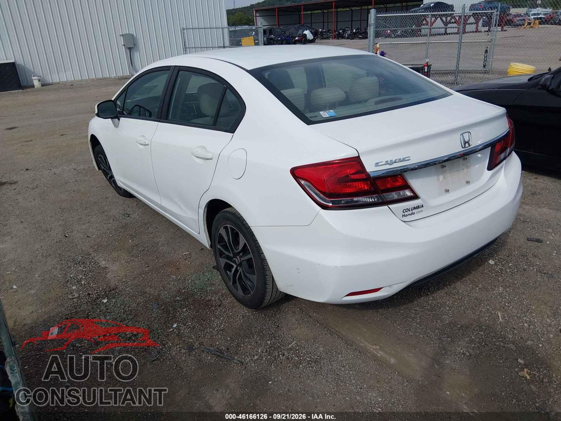 HONDA CIVIC 2013 - 19XFB2F83DE069114