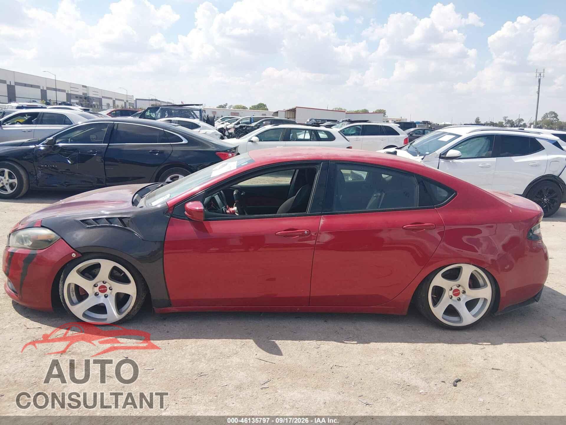 DODGE DART 2013 - 1C3CDFBA2DD198870