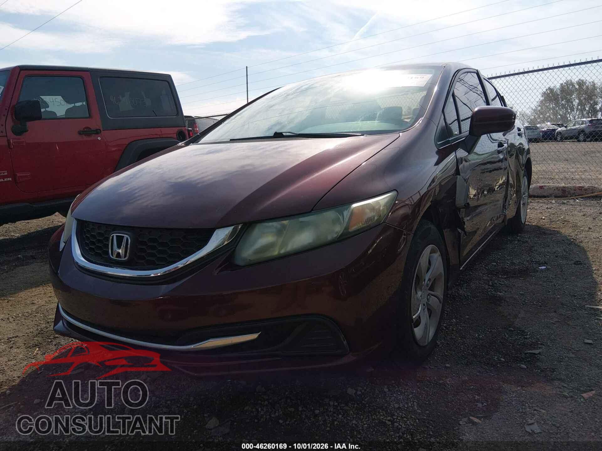 HONDA CIVIC 2015 - 19XFB2F54FE040181
