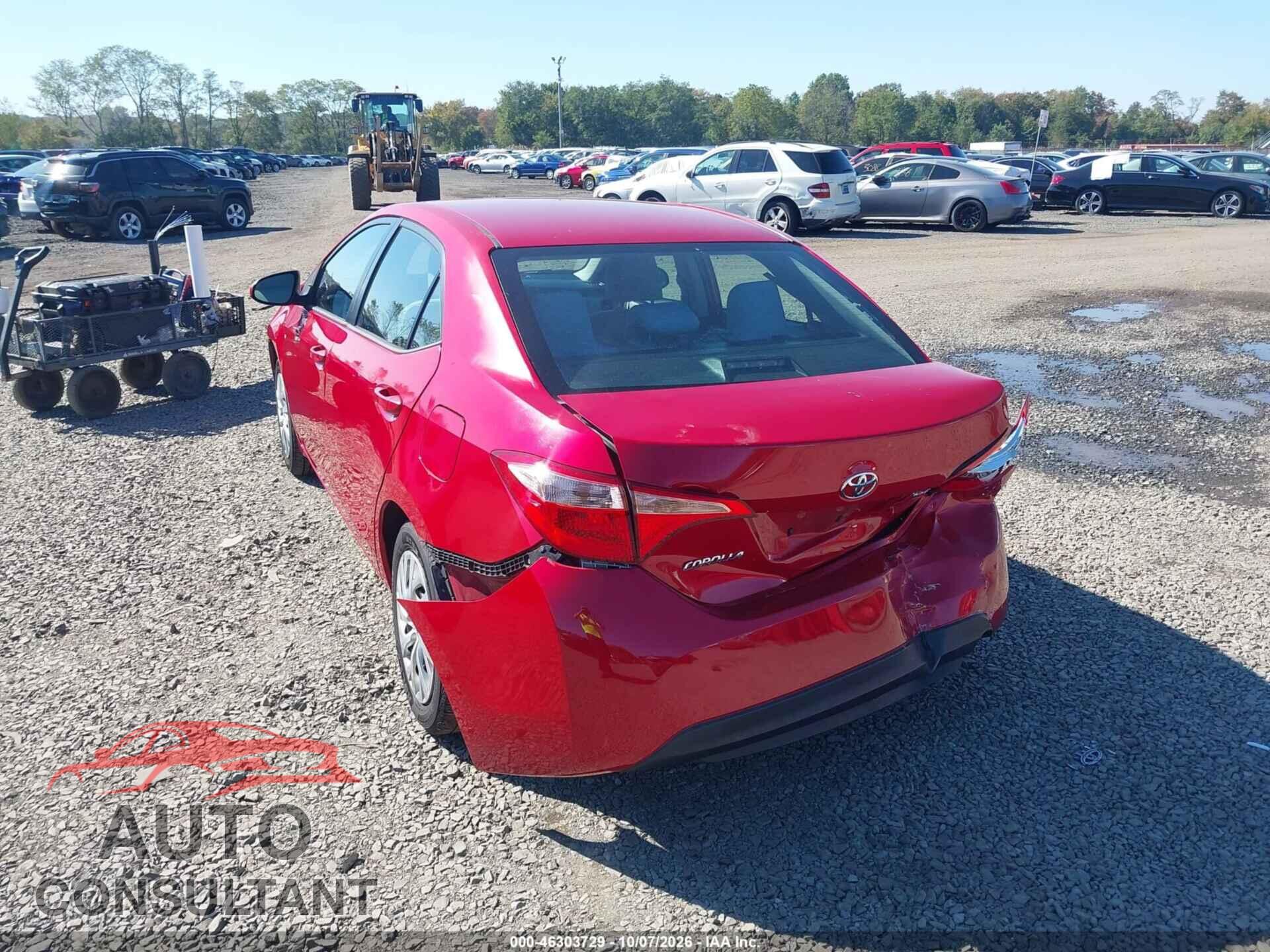 TOYOTA COROLLA 2017 - 2T1BURHEXHC830875