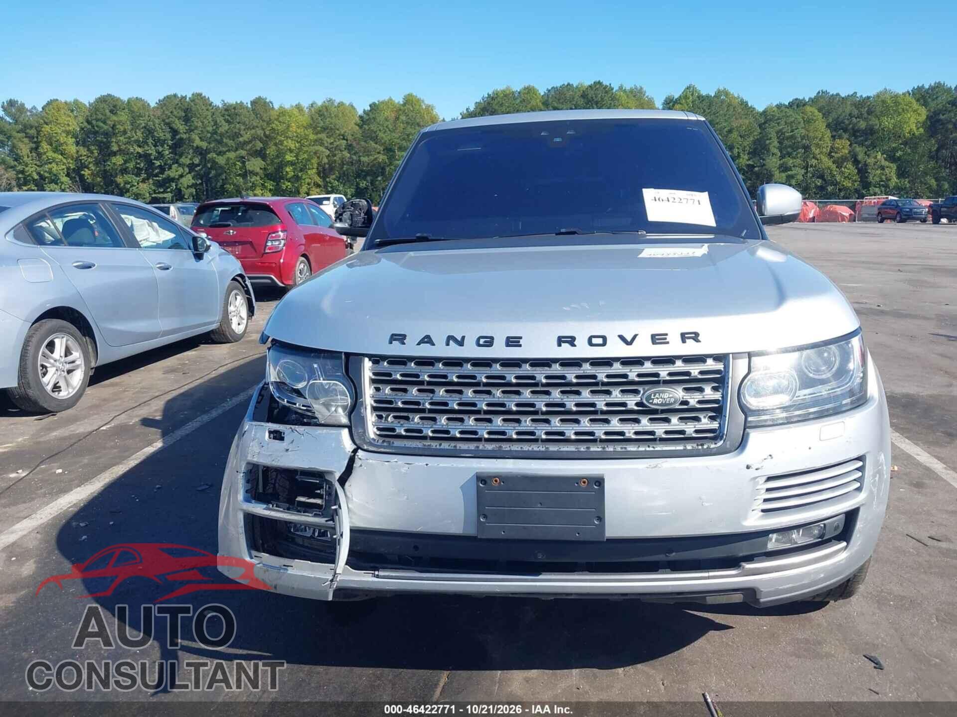 LAND ROVER RANGE ROVER 2017 - SALGS2FV9HA324439