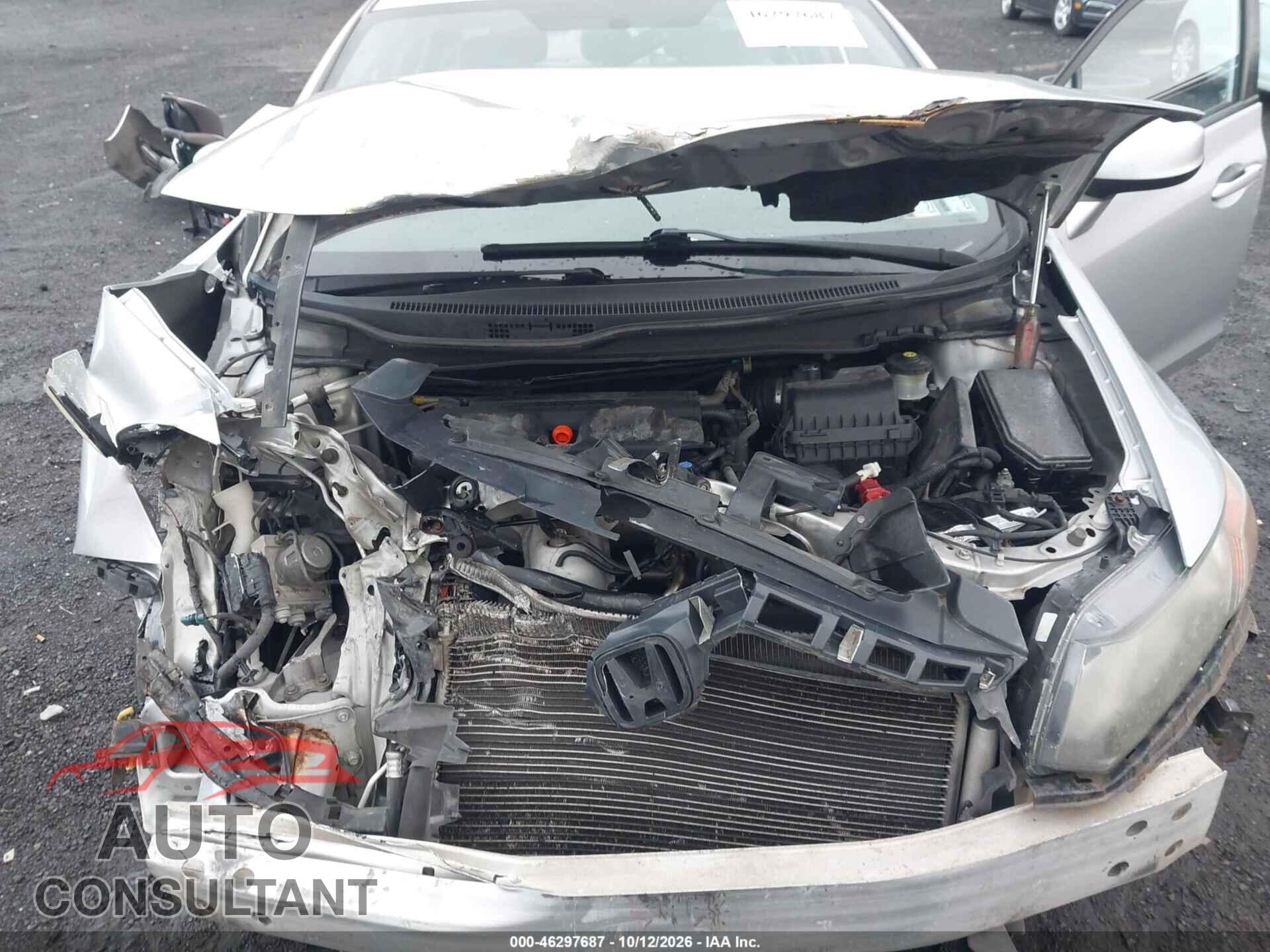 HONDA CIVIC 2012 - 19XFB2F81CE327676