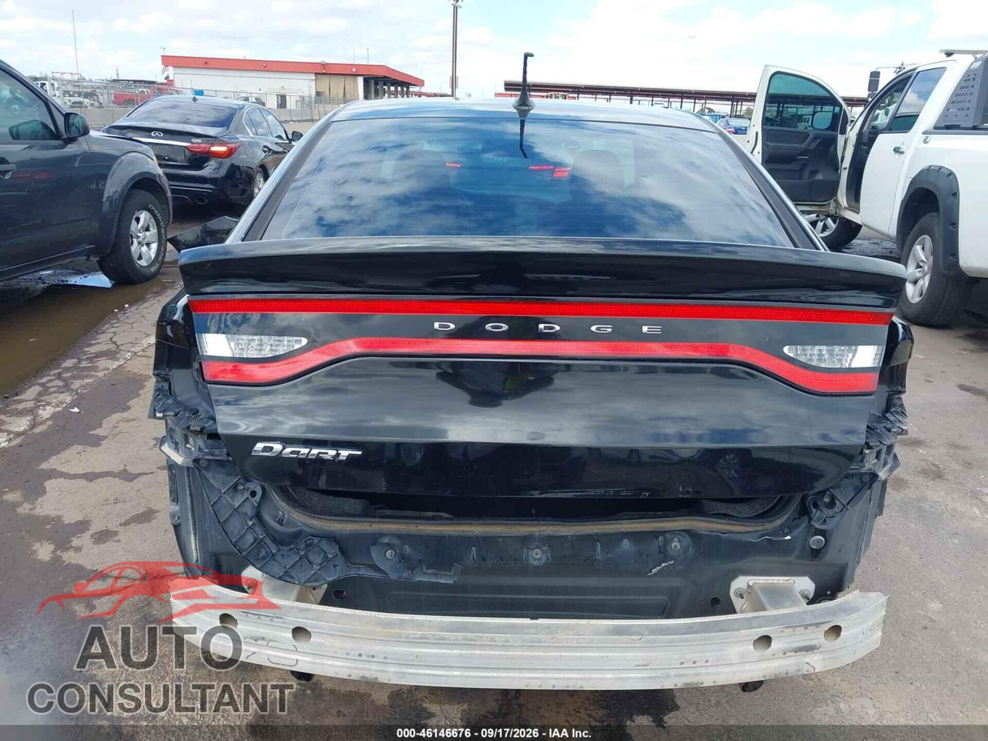 DODGE DART 2015 - 1C3CDFBB1FD200443