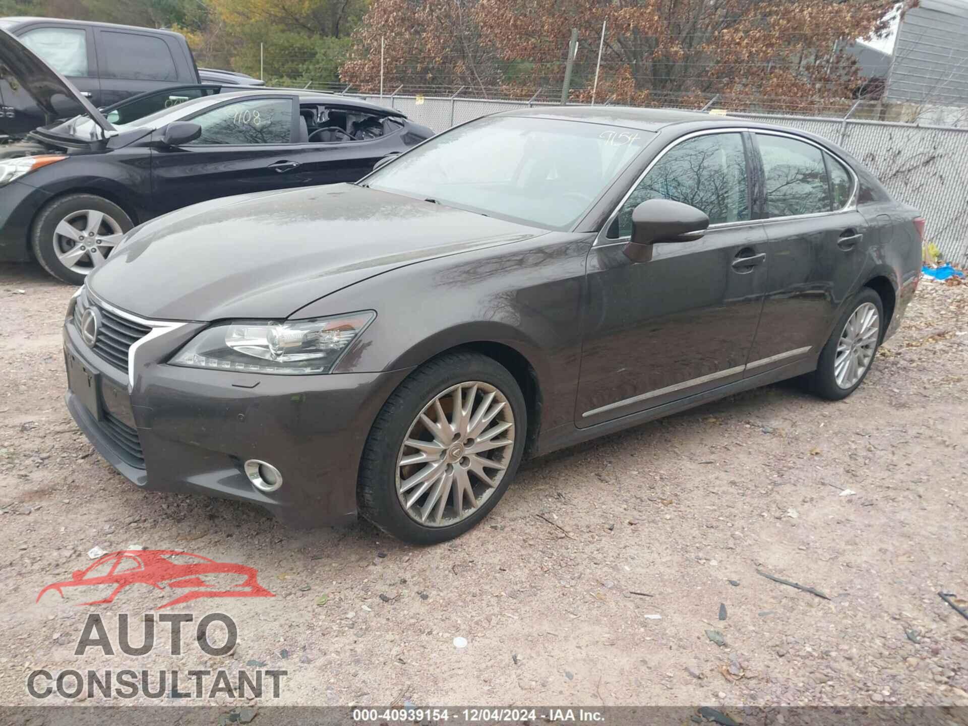 LEXUS GS 2013 - JTHCE1BL4D5008668