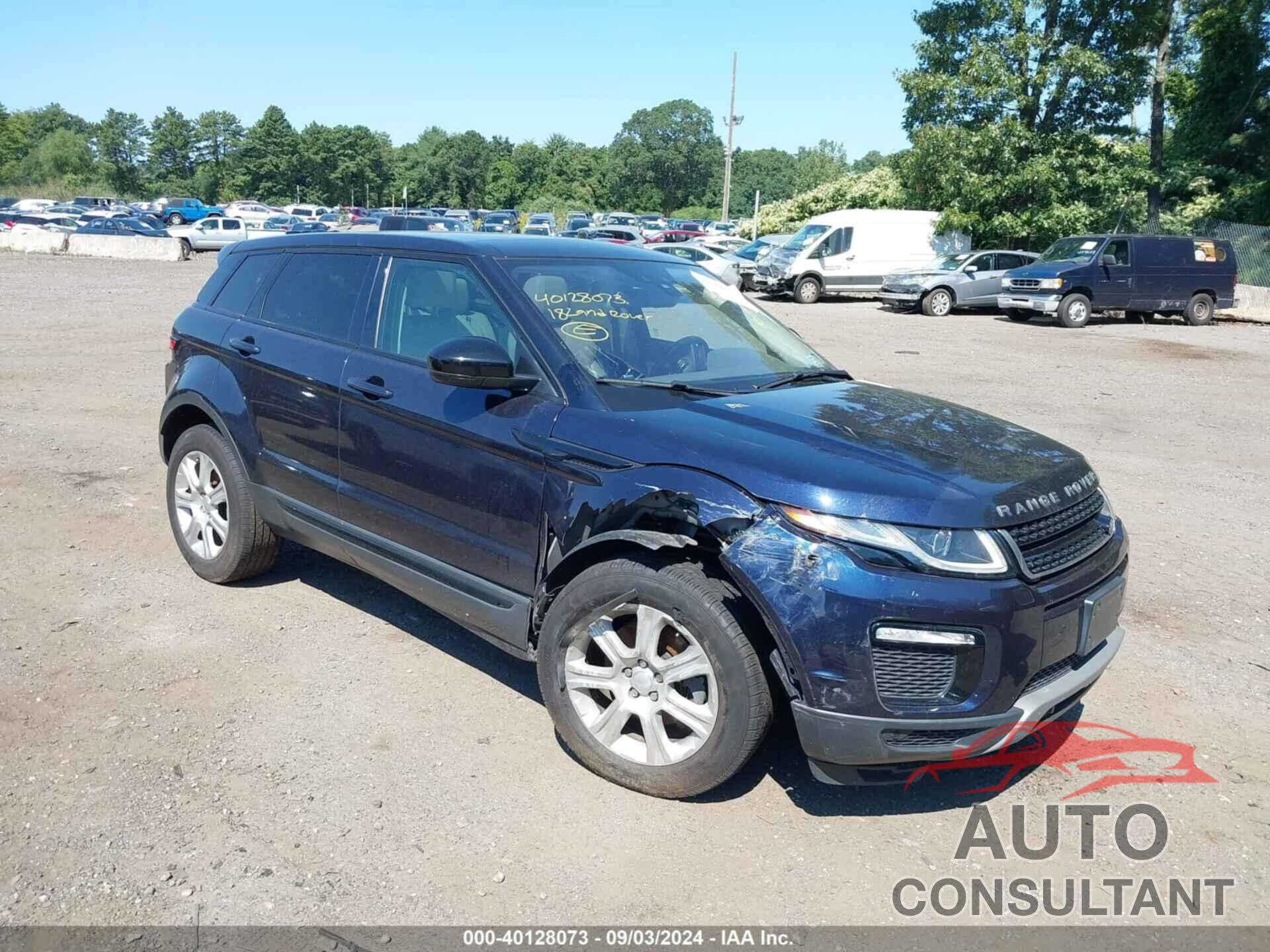 LAND ROVER RANGE ROVER EVOQUE 2018 - SALVP2RX1JH303149