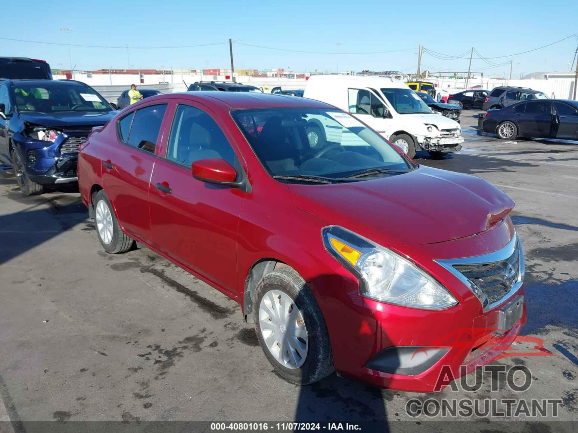 NISSAN VERSA 2018 - 3N1CN7AP2JL804780