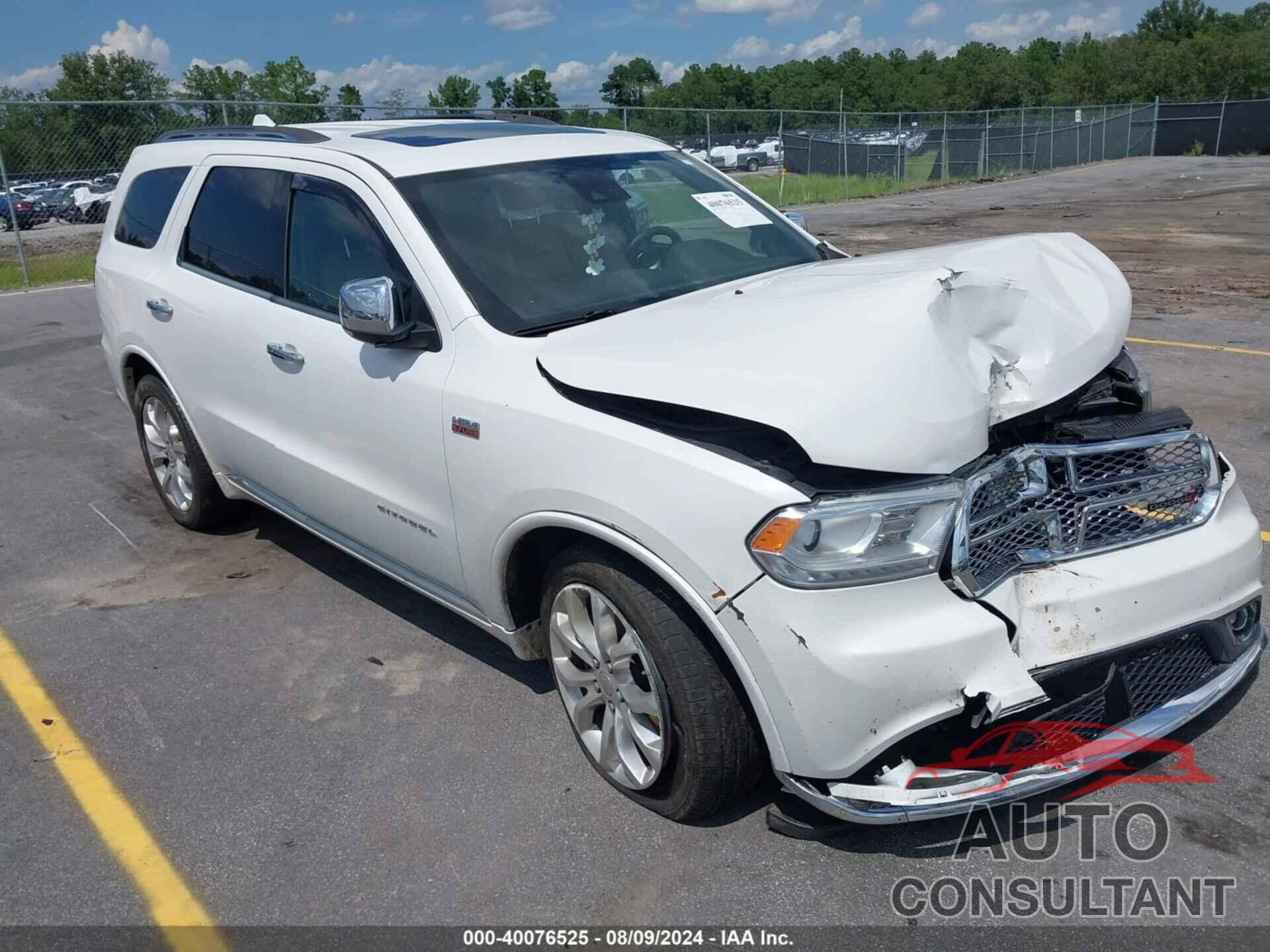 DODGE DURANGO 2017 - 1C4SDJET6HC950945