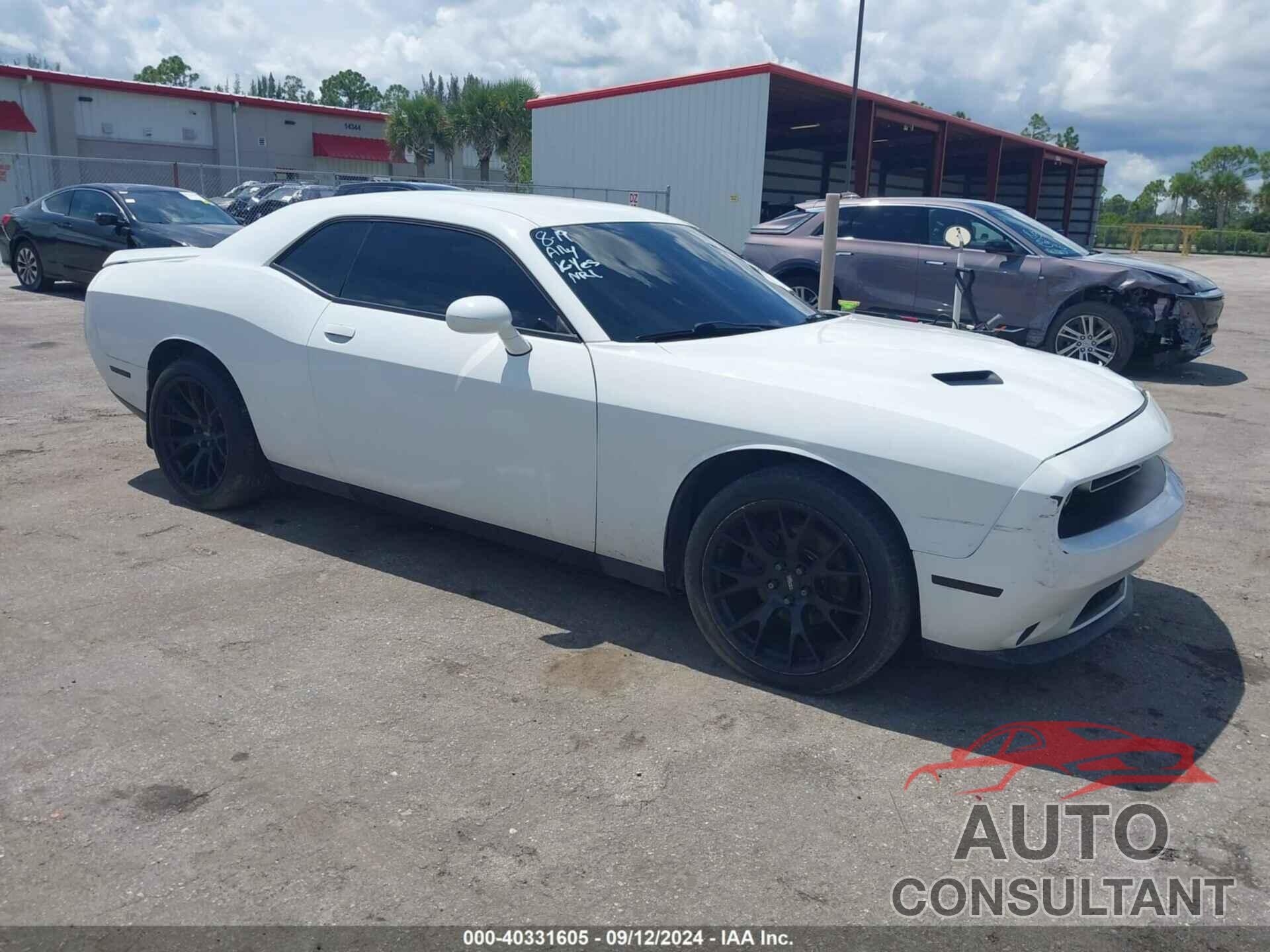 DODGE CHALLENGER 2019 - 2C3CDZAG1KH701649